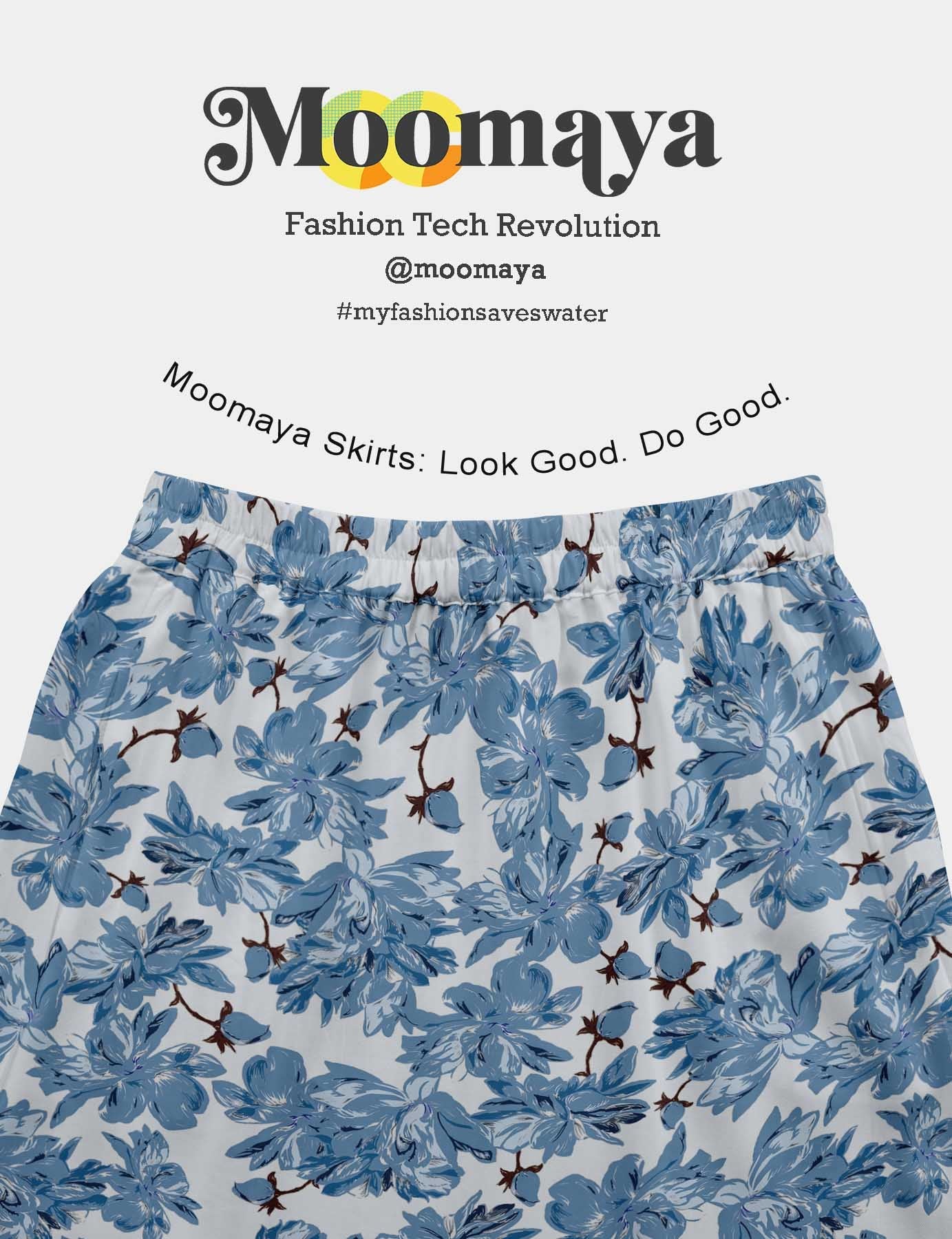 Women's Rayon Maxi Skirt with Pockets | Flowy Tiered Boho Skirt