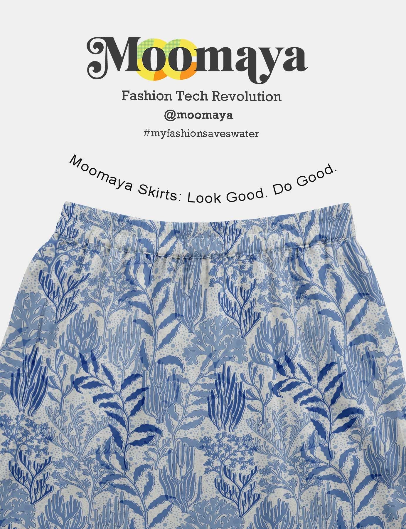 Women's Rayon Maxi Skirt with Pockets | Flowy Tiered Boho Skirt