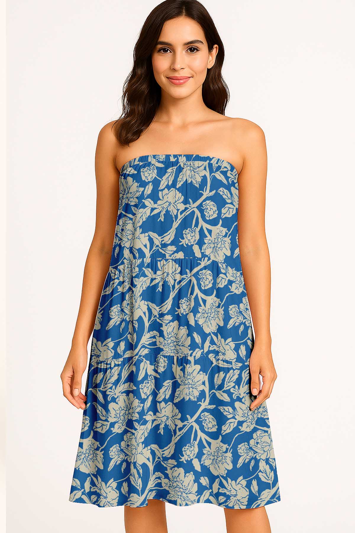Flowy Tiered Boho Skirt | Women's Maxi Skirt with Pockets Summer & Travel Outfit