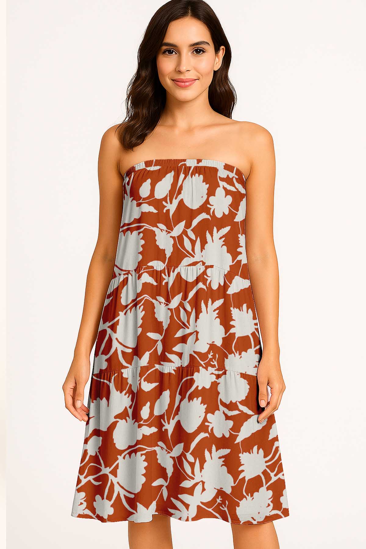 Flowy Tiered Boho Skirt | Women's Maxi Skirt with Pockets Summer & Travel Outfit