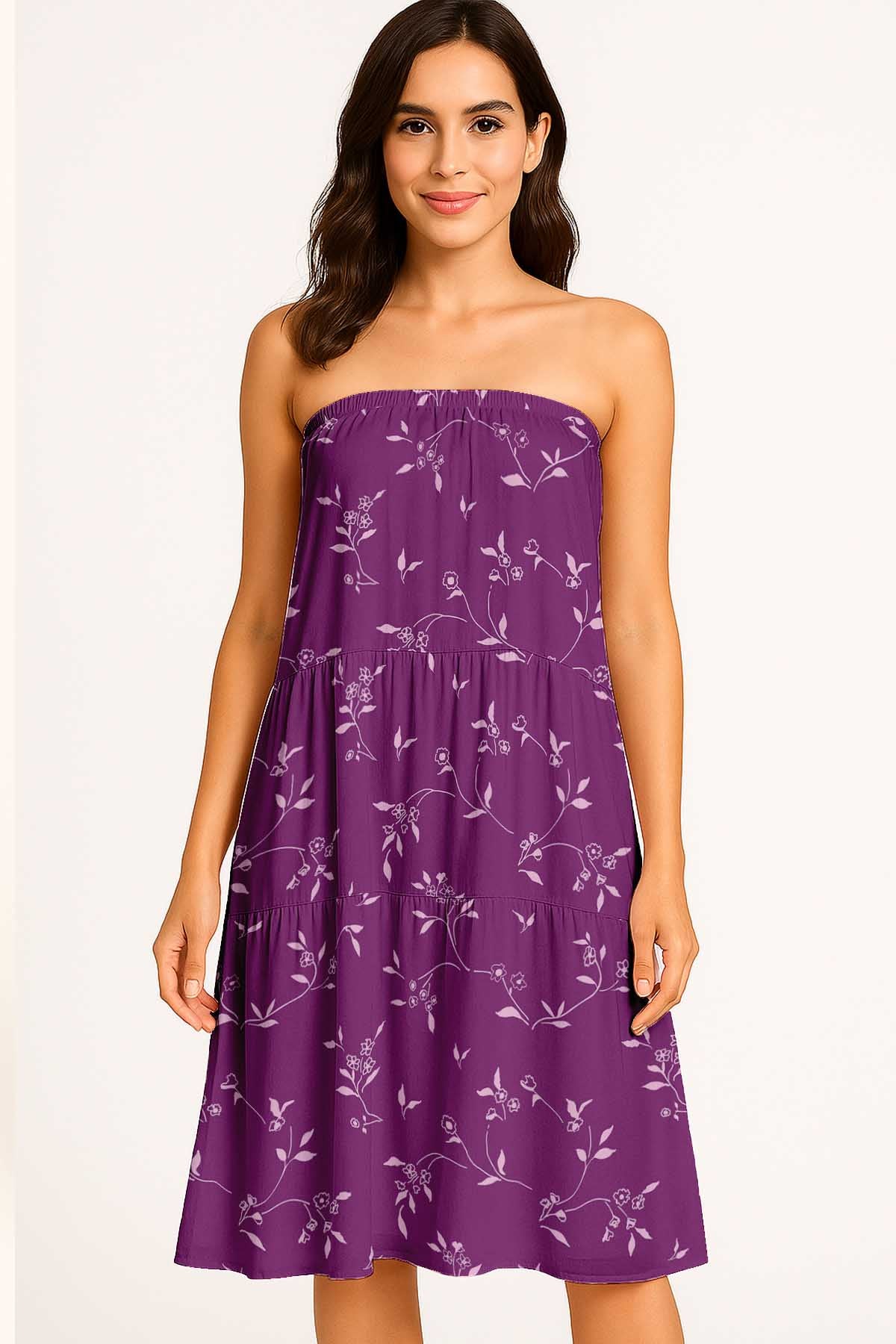 Flowy Tiered Boho Skirt | Women's Maxi Skirt with Pockets Summer & Travel Outfit