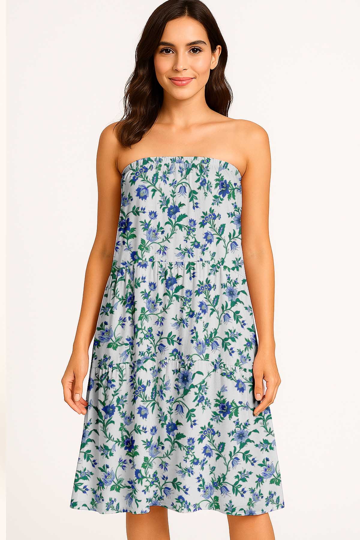 Flowy Tiered Boho Skirt | Women's Maxi Skirt with Pockets Summer & Travel Outfit