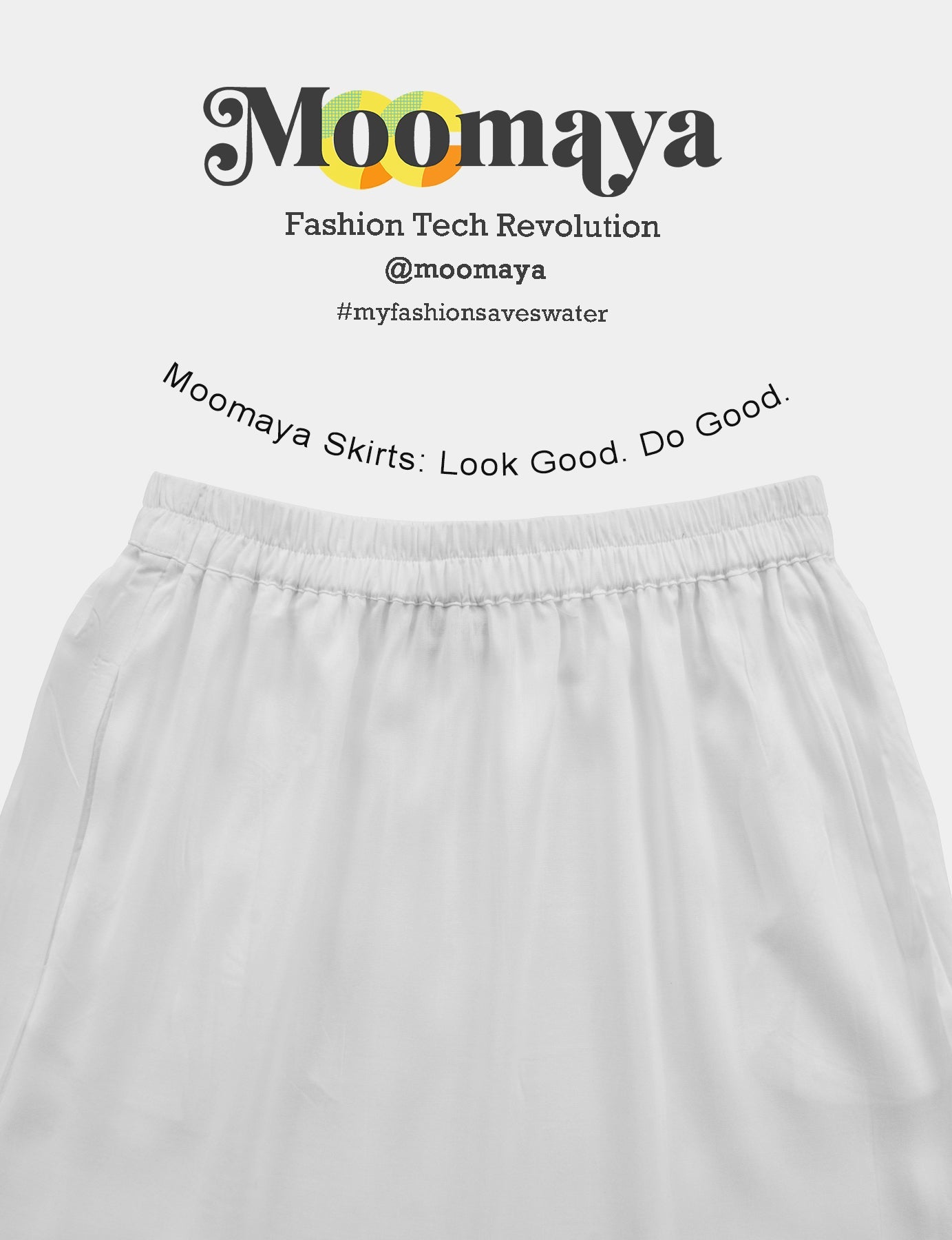 Moomaya Women's Elastic Waist Skirt | Solid Bohemian Style Rayon Maxi with Side Pockets | Tiered Flowy Skirt with Pockets