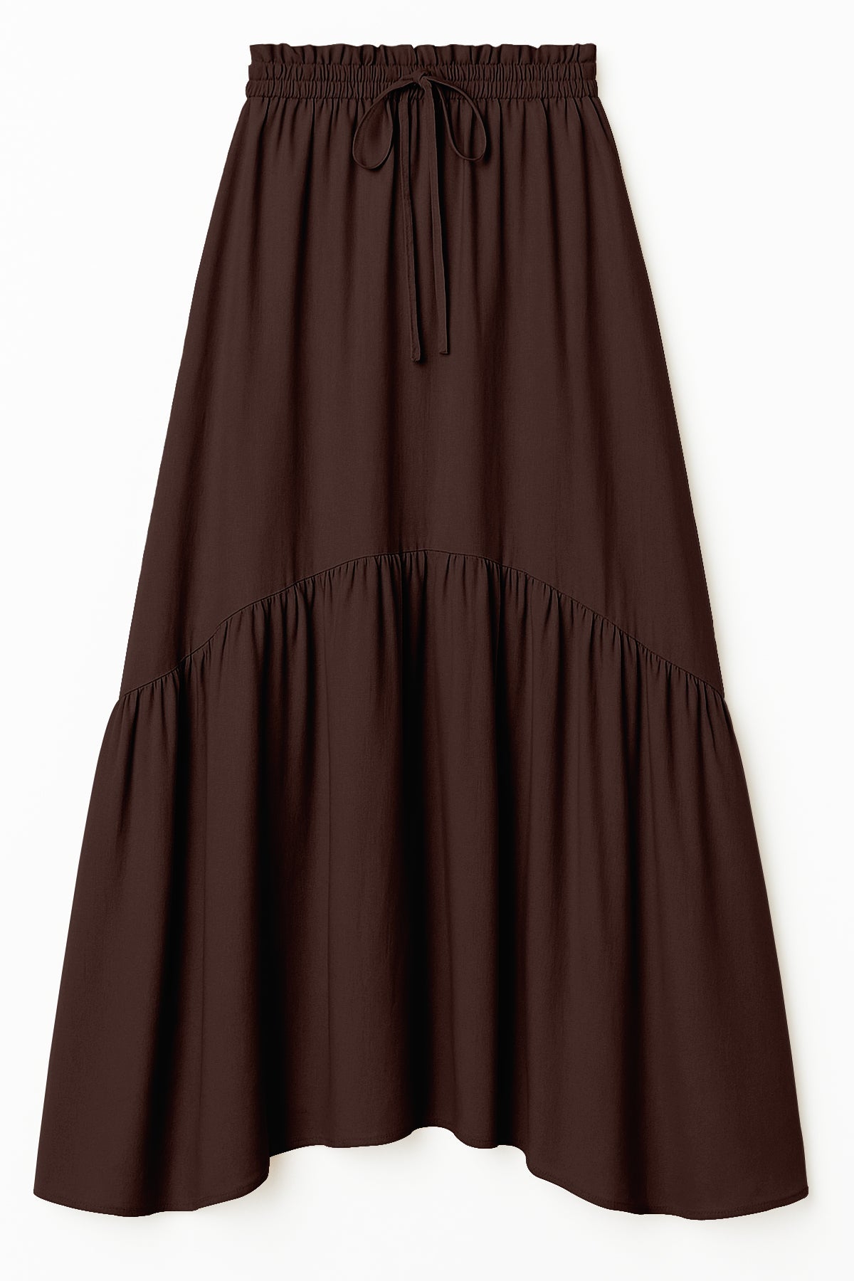 Rayon Renaissance Style Skirt with Elastic Waist & Pockets