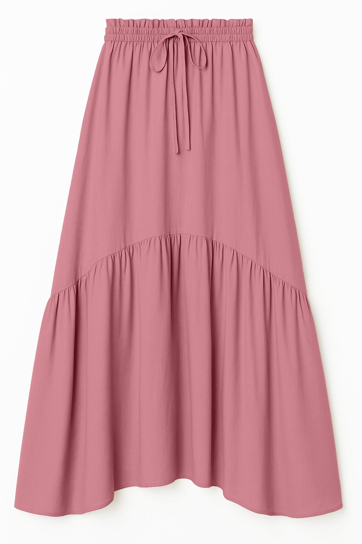 Boho Skirt for Women  Rayon Renaissance Style Skirt with Elastic Waist & Pockets