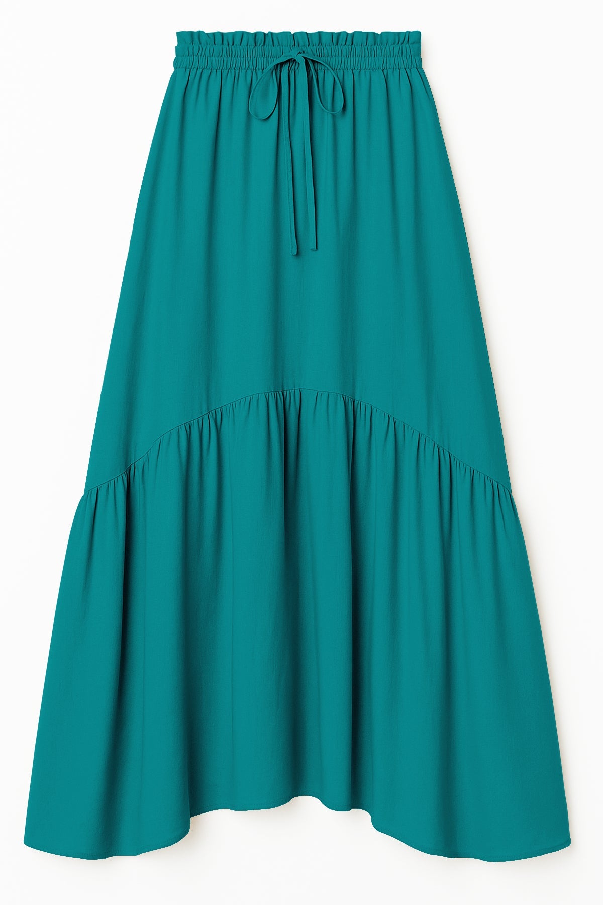 Boho Skirt for Women  Rayon Renaissance Style Skirt with Elastic Waist & Pockets