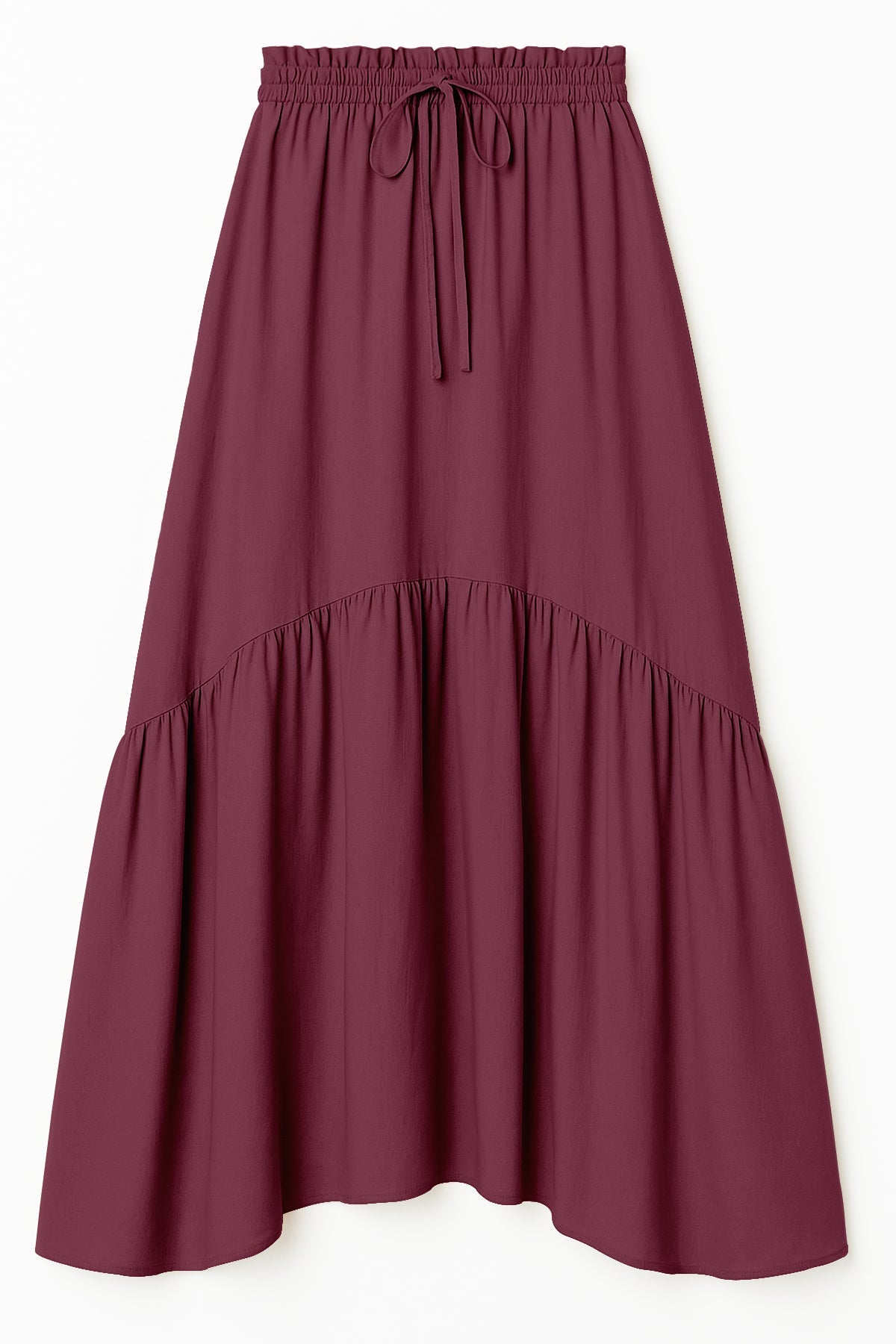 Boho Skirt for Women  Rayon Renaissance Style Skirt with Elastic Waist & Pockets