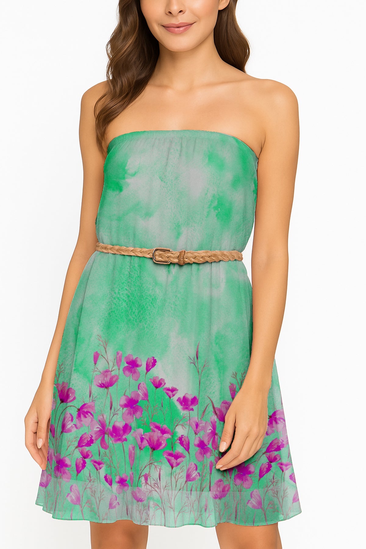 Women's Chiffon Maxi Skirt with Lining - 40" Long