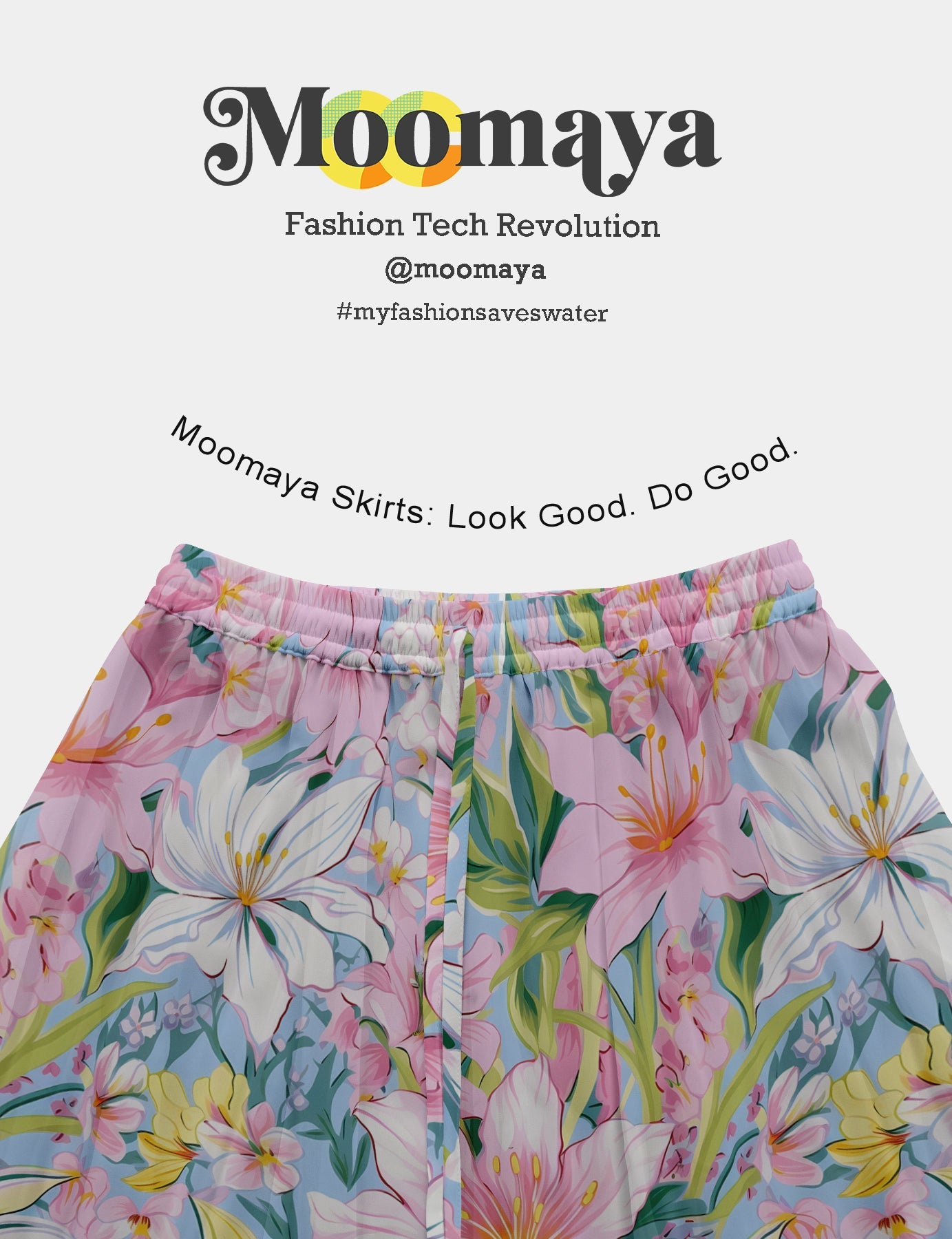 Women's Printed Skirt for Beach, Summer Outfits, High Waist Flowy Skirt