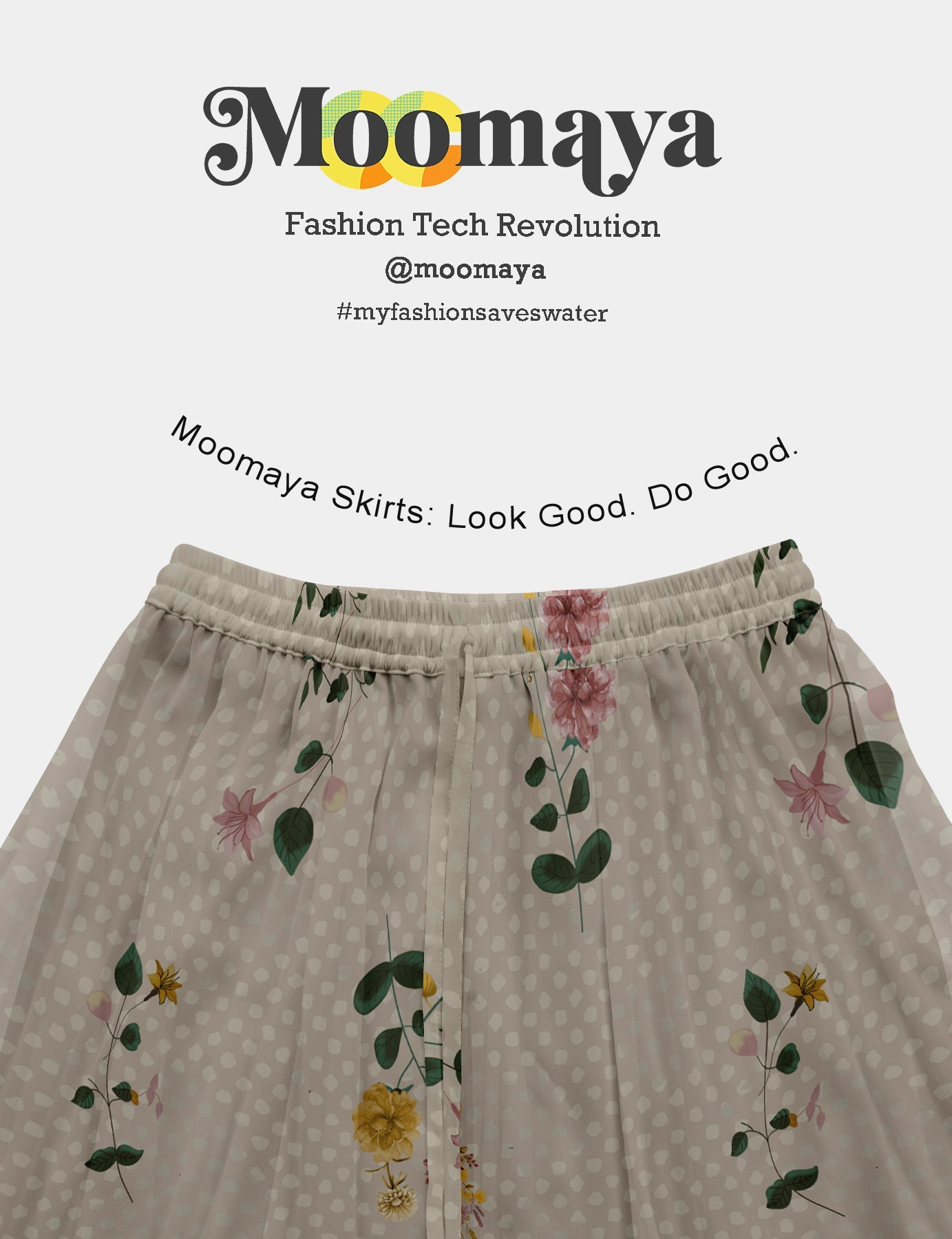 Women's Printed Skirt for Beach, Summer Outfits, High Waist Flowy Skirt