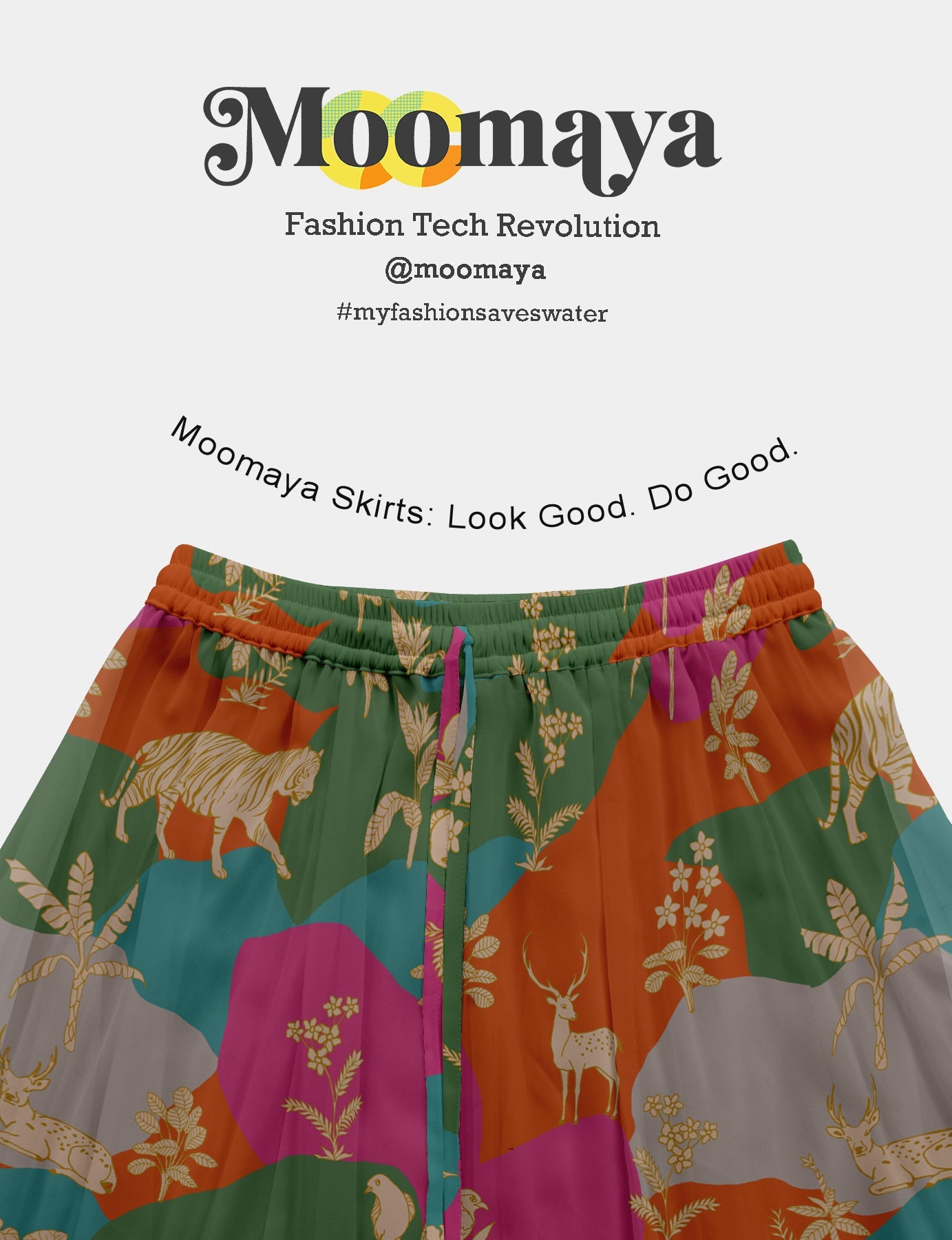 Women's Printed Skirt for Beach, Summer Outfits, High Waist Flowy Skirt