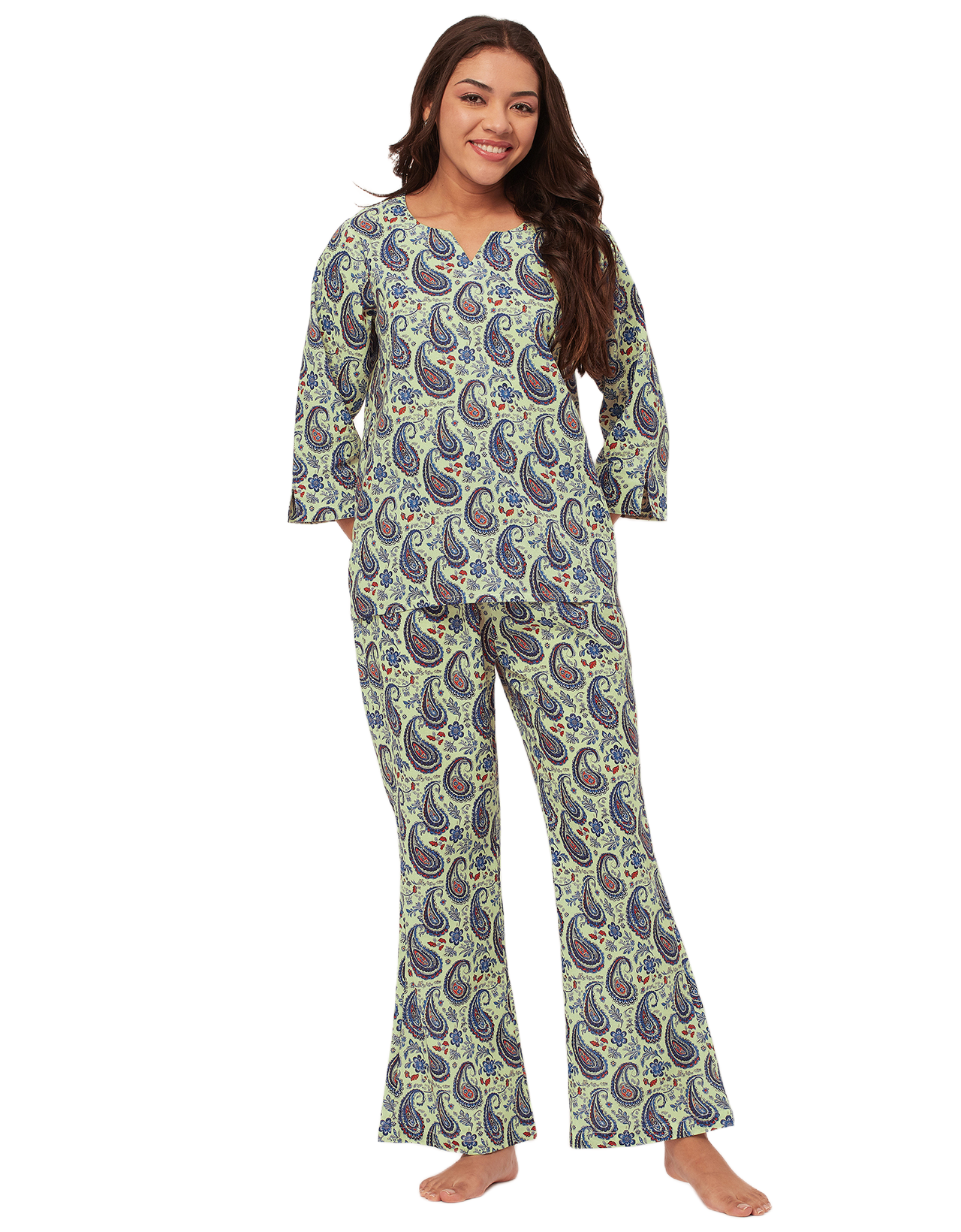 Night Suit, Printed Cotton