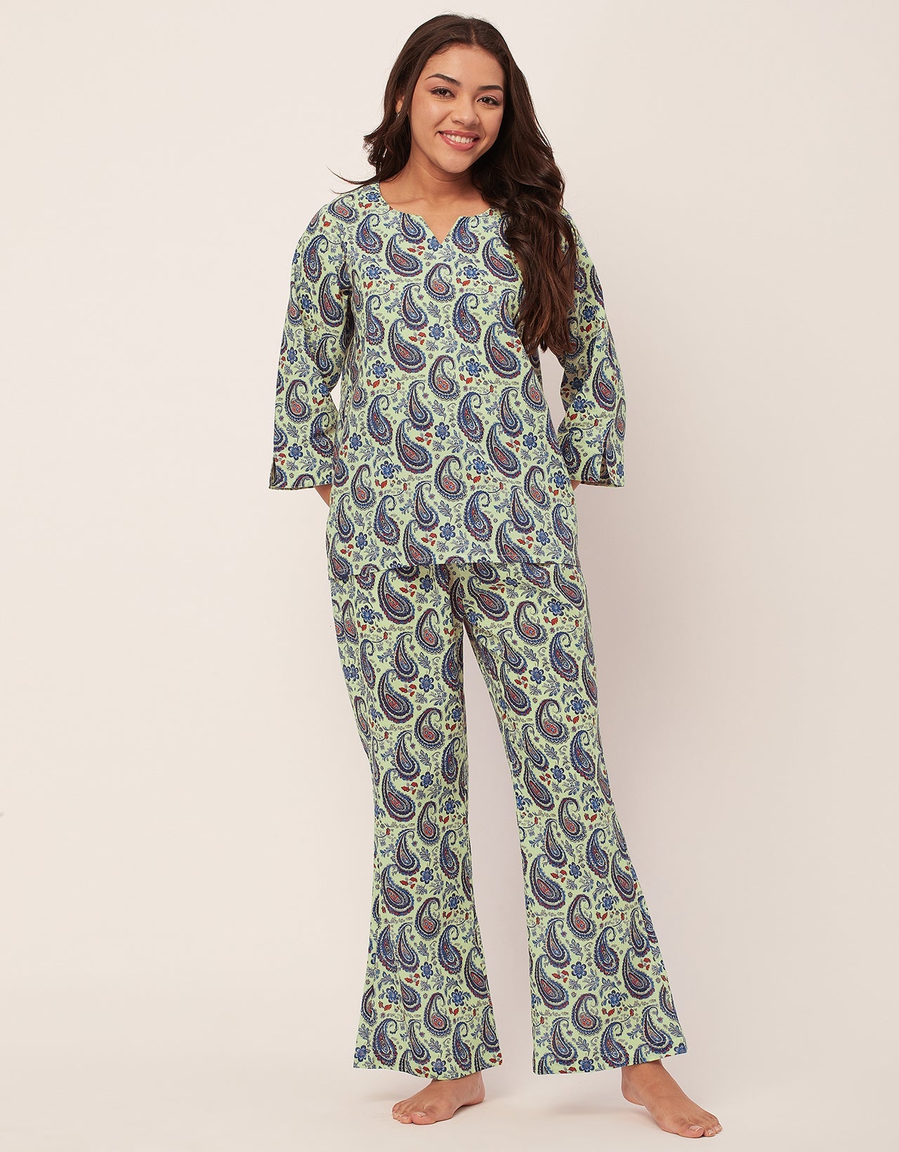 Night Suit, Printed Cotton