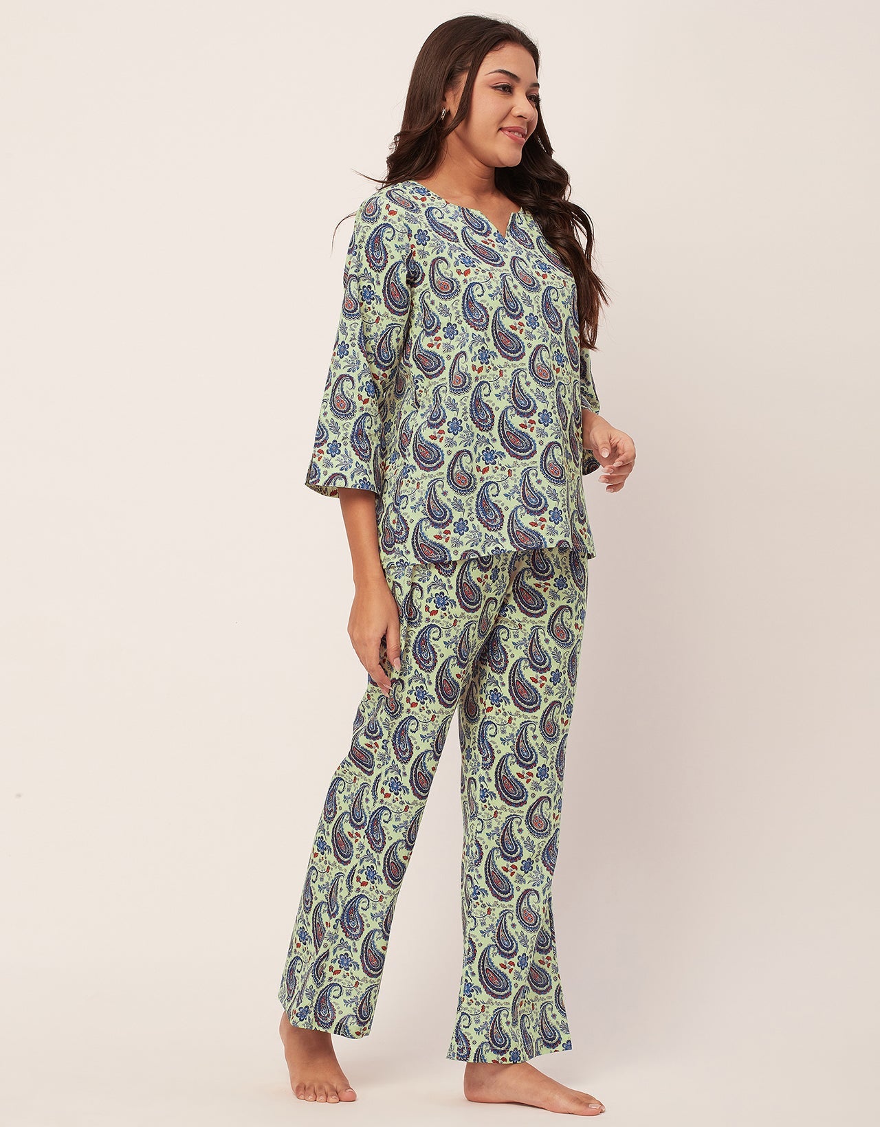 Night Suit, Printed Cotton