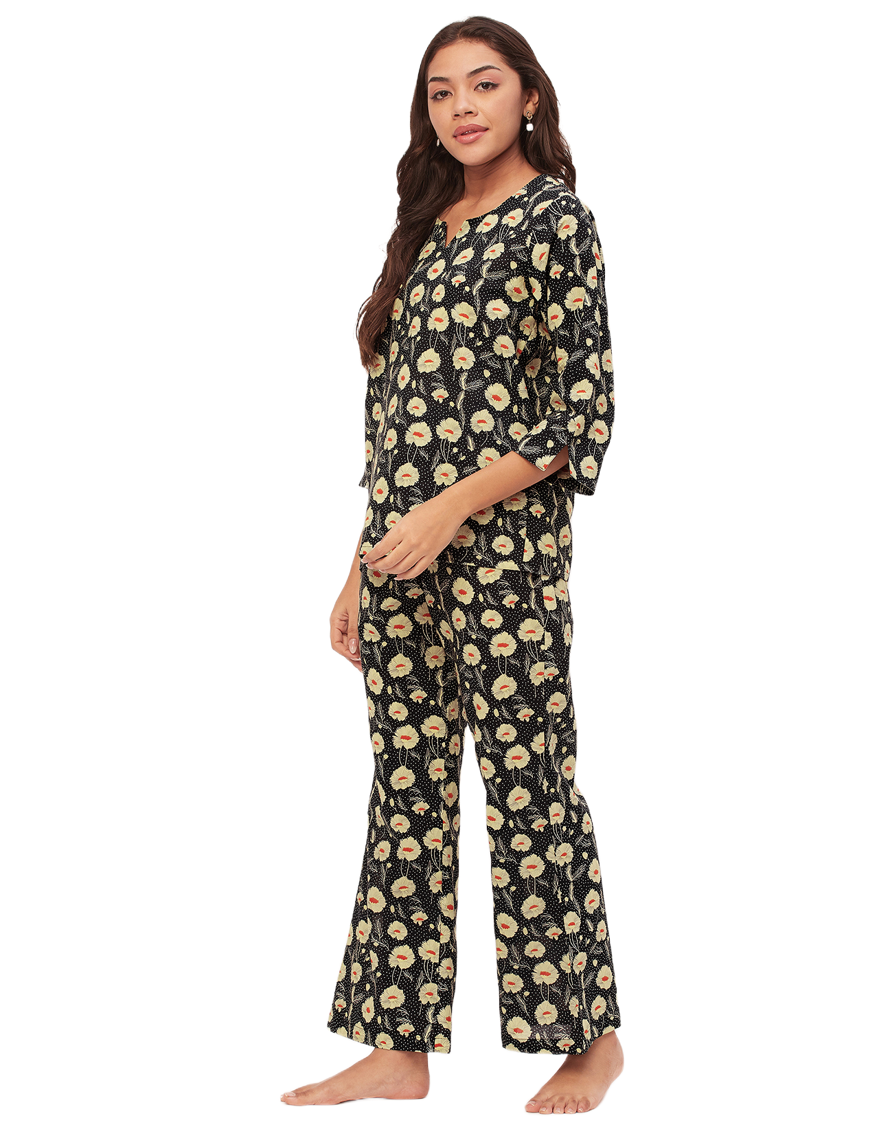 Night Suit, Printed Cotton