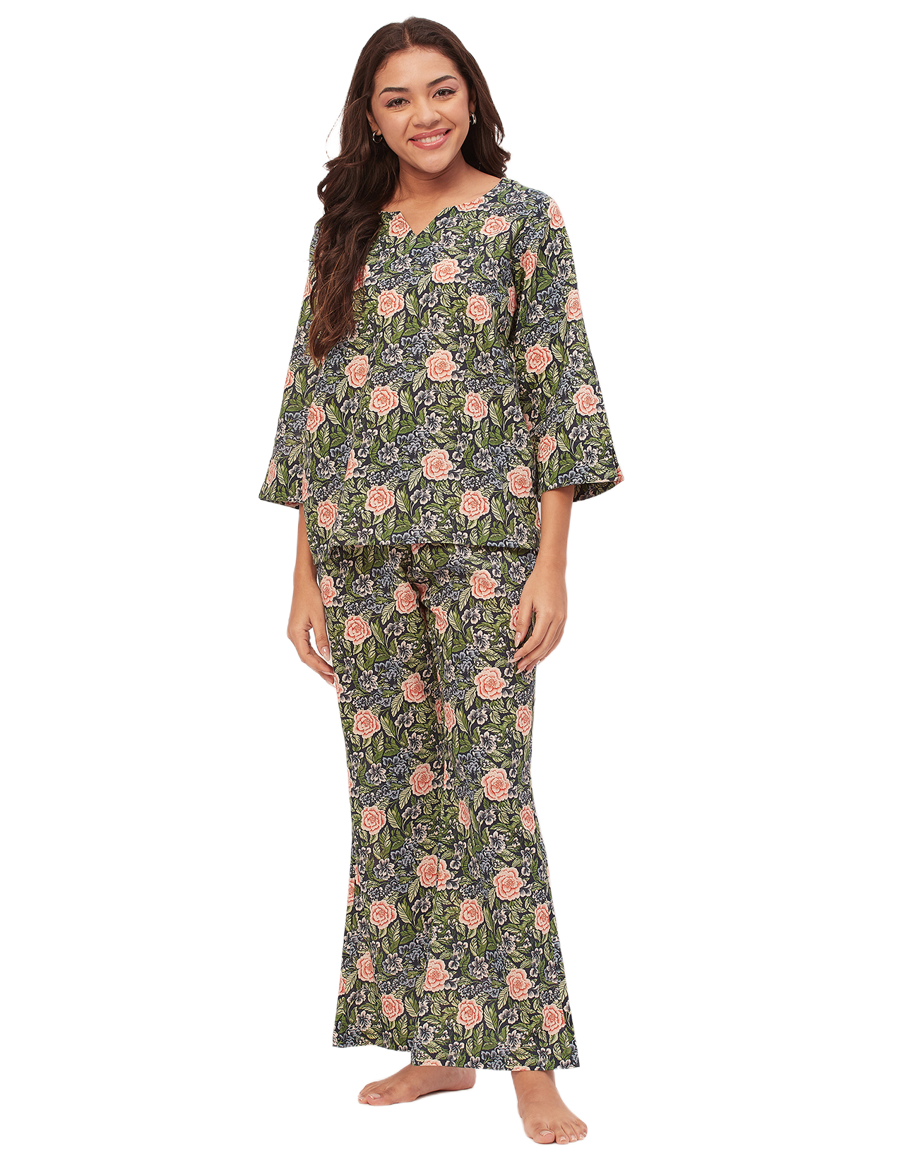Night Suit, Printed Cotton