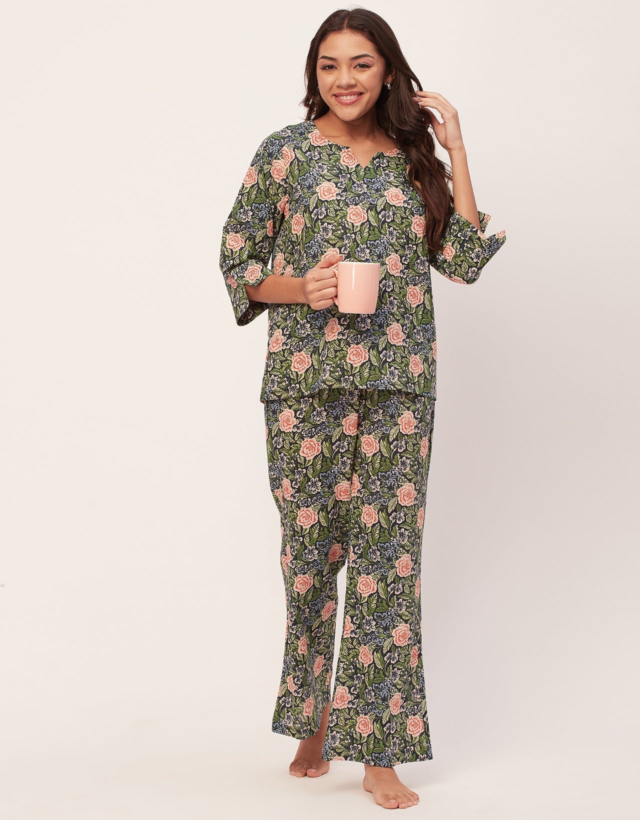 Night Suit, Printed Cotton
