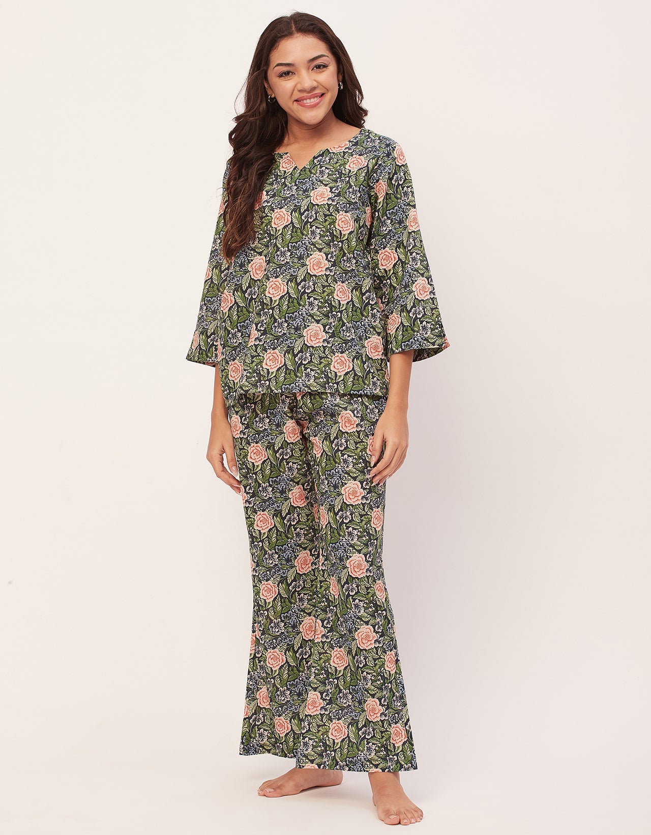 Night Suit, Printed Cotton