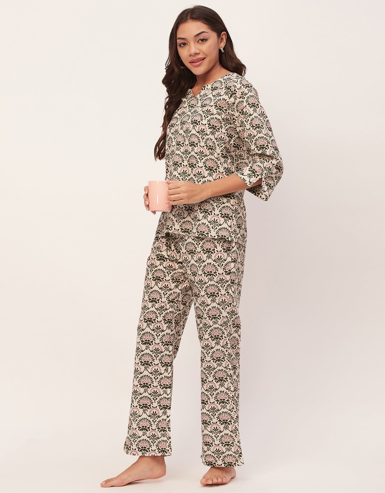 Night Suit, Printed Cotton