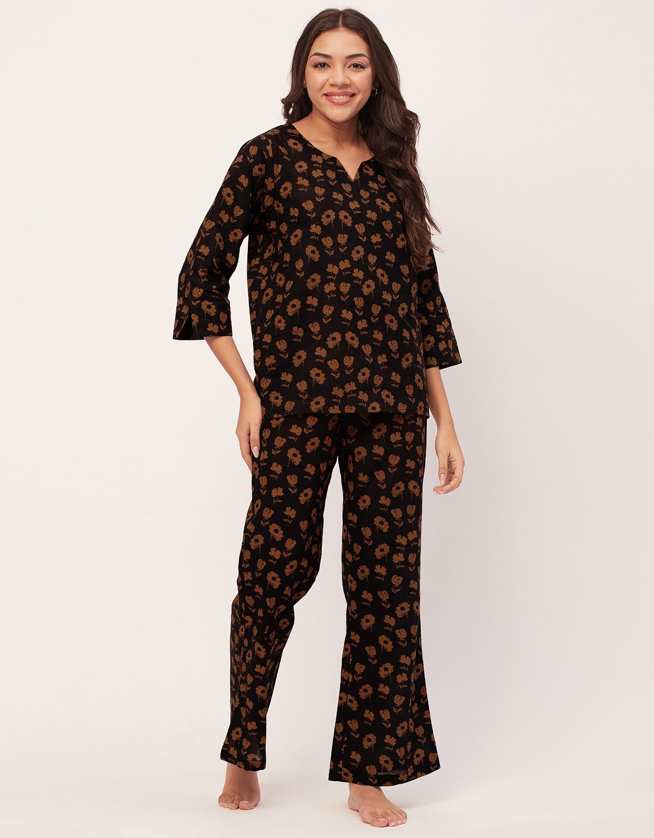 Night Suit, Printed Cotton