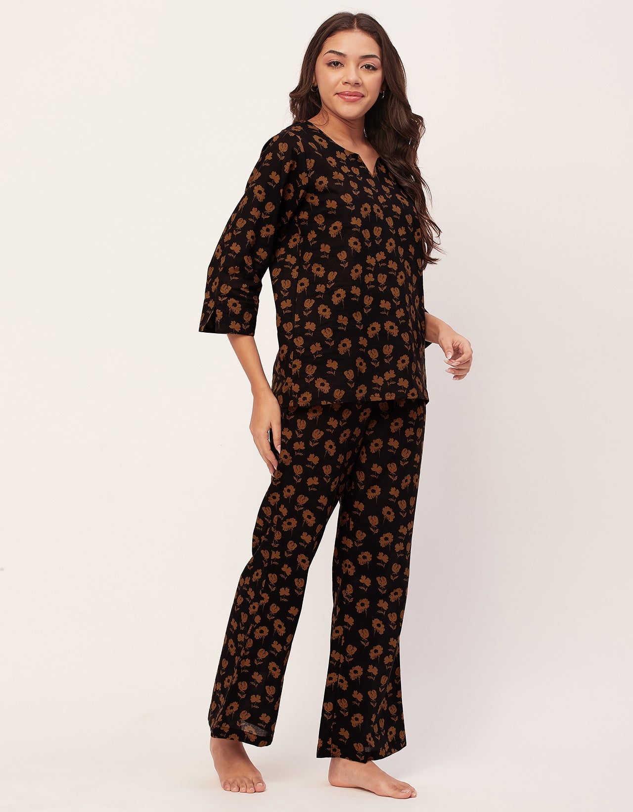 Night Suit, Printed Cotton