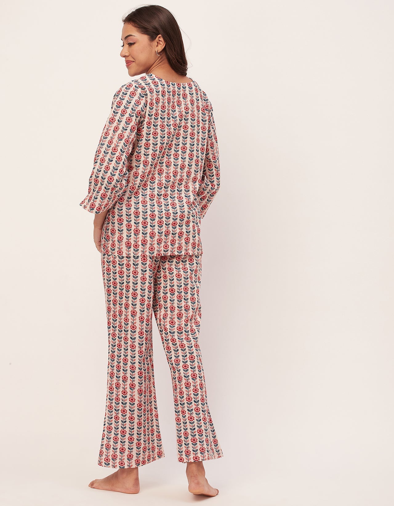 Night Suit, Printed Cotton