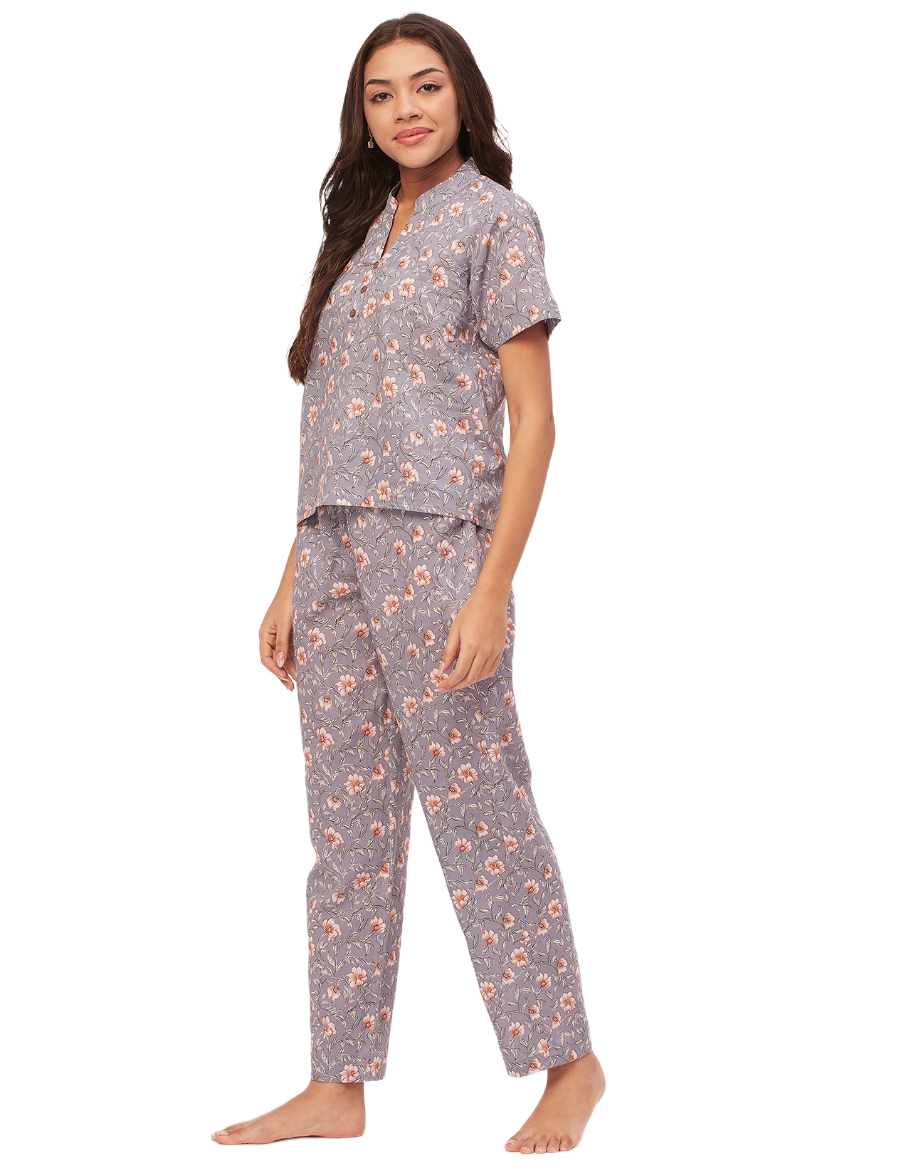 Printed Cotton Night Suits
