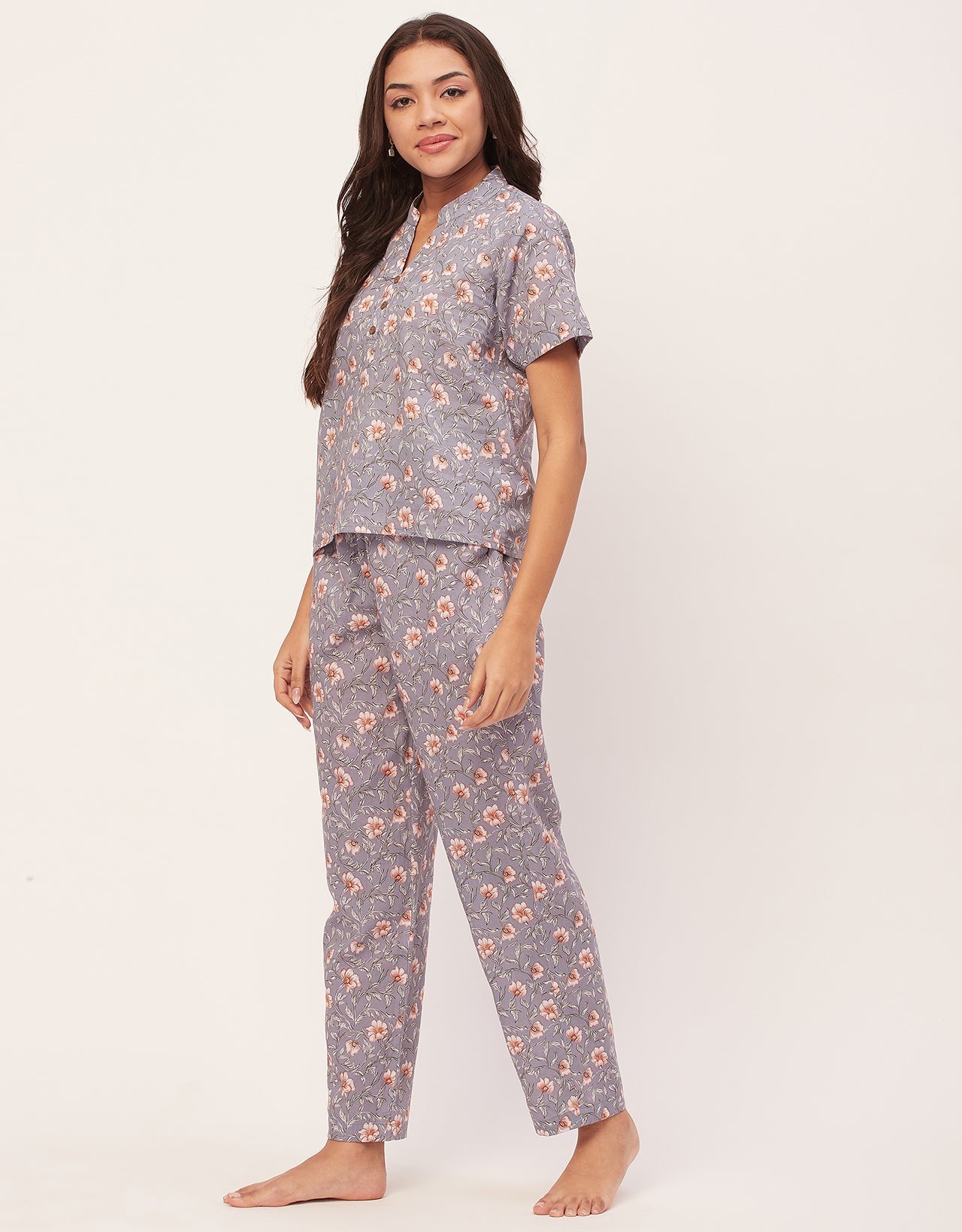 Printed Cotton Night Suits