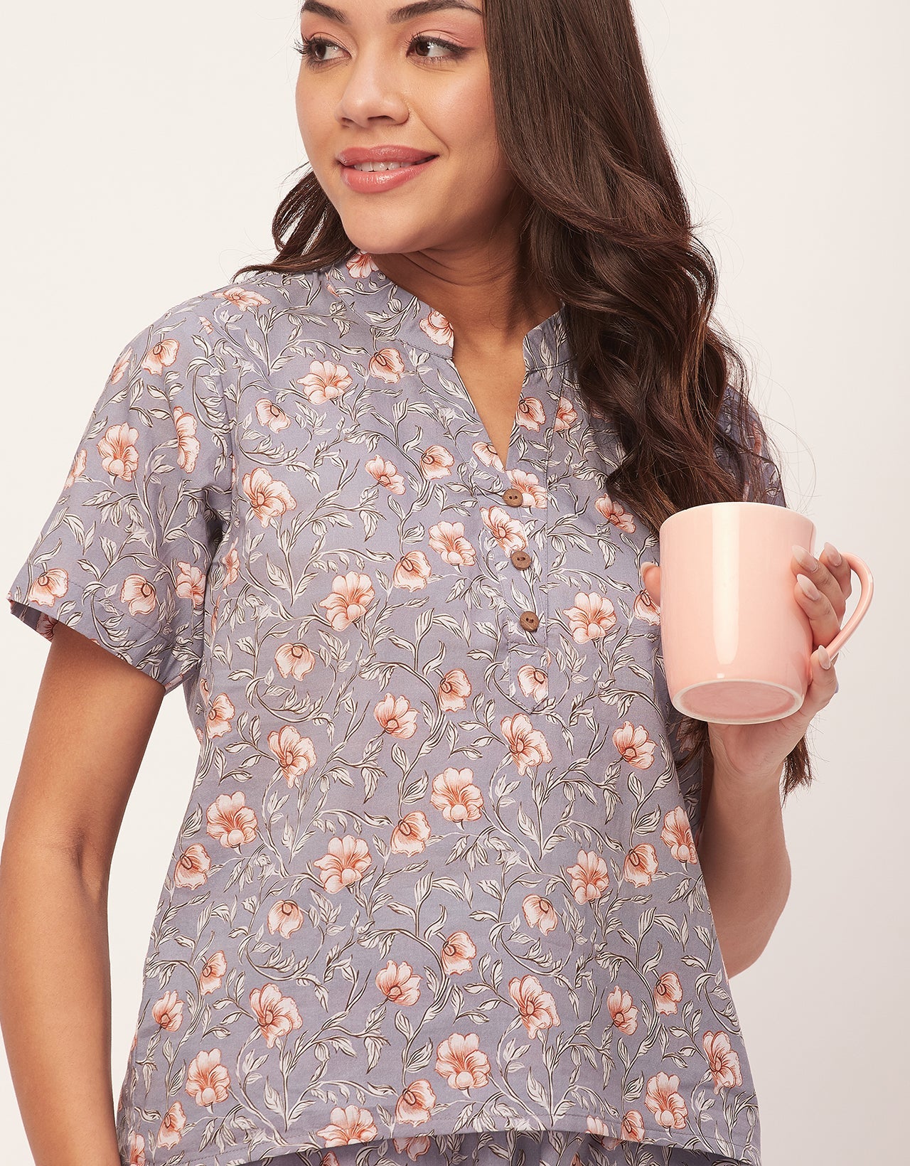 Printed Cotton Night Suits