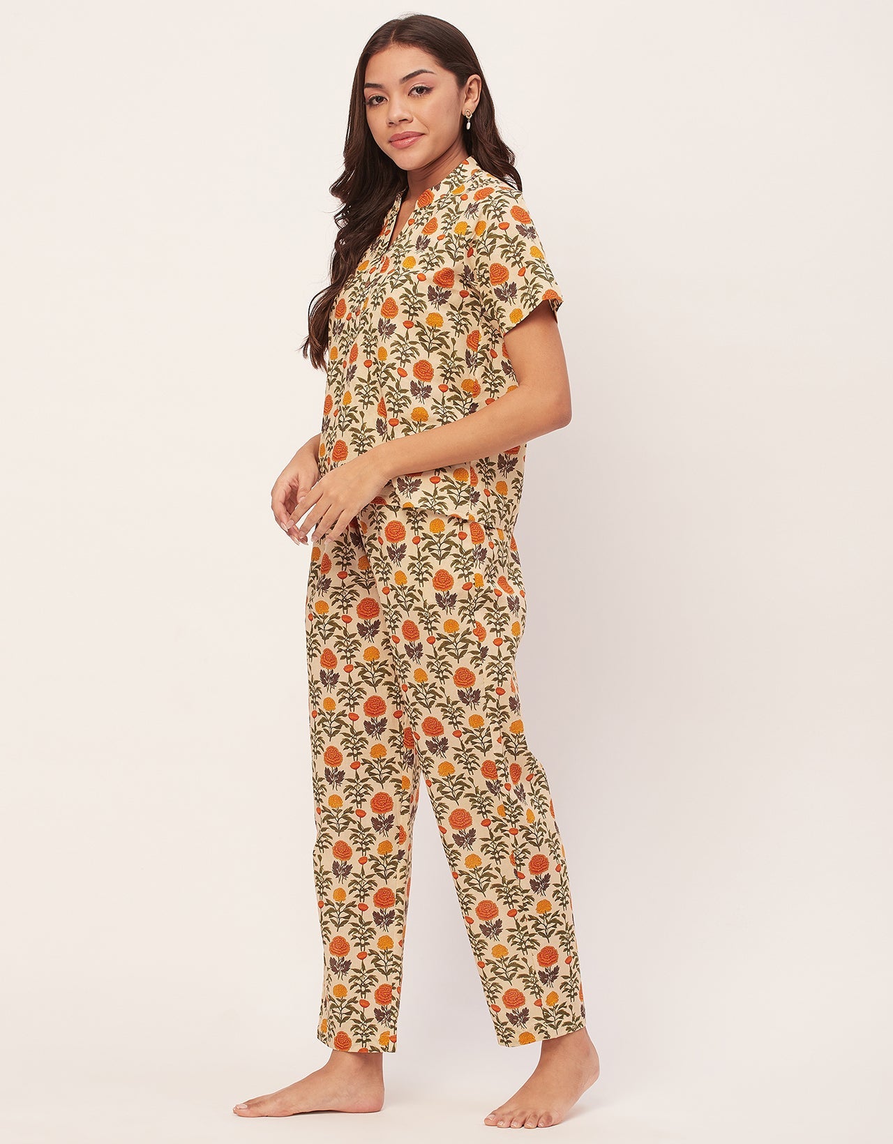 Printed Cotton Night Suits