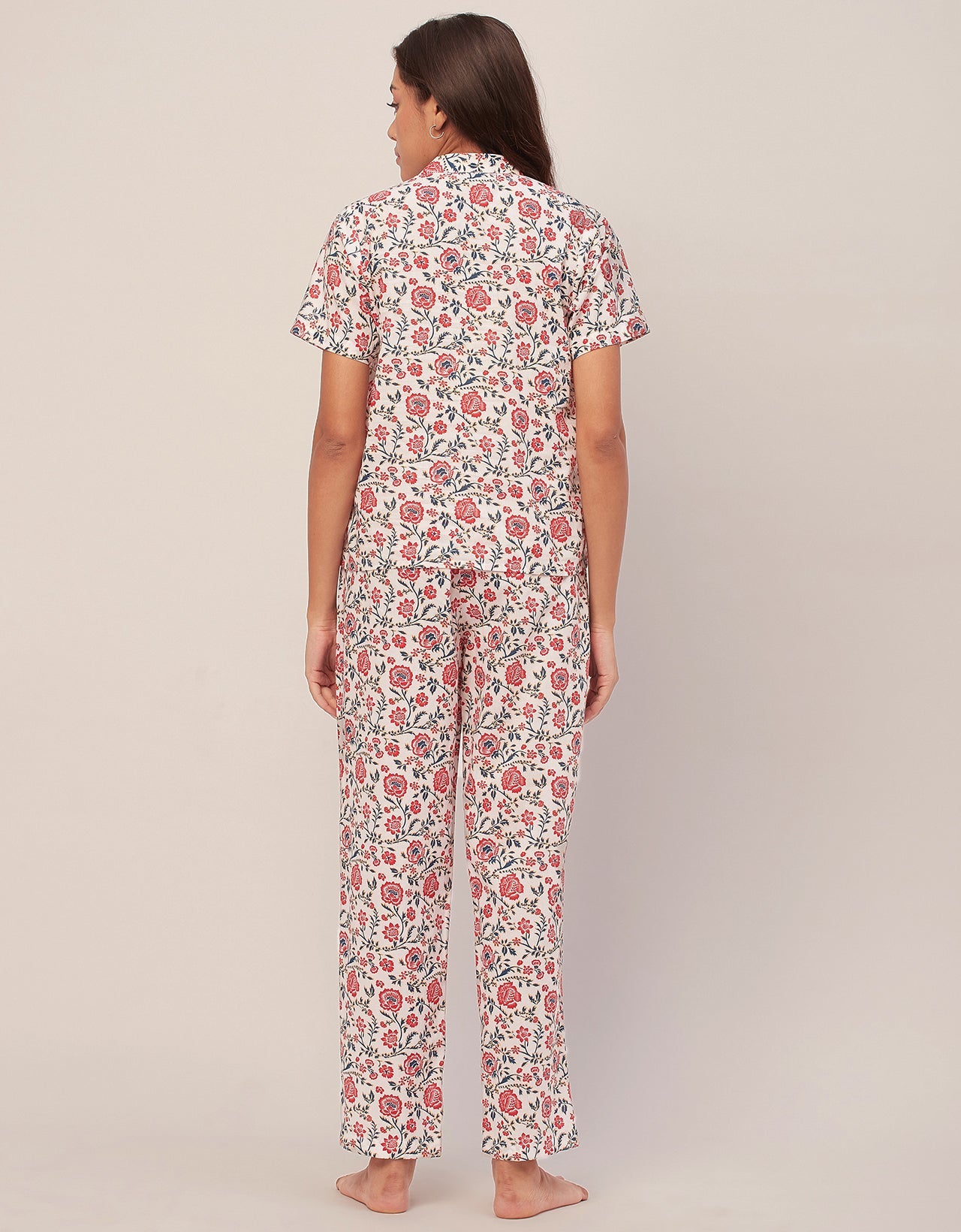 Printed Cotton Night Suits