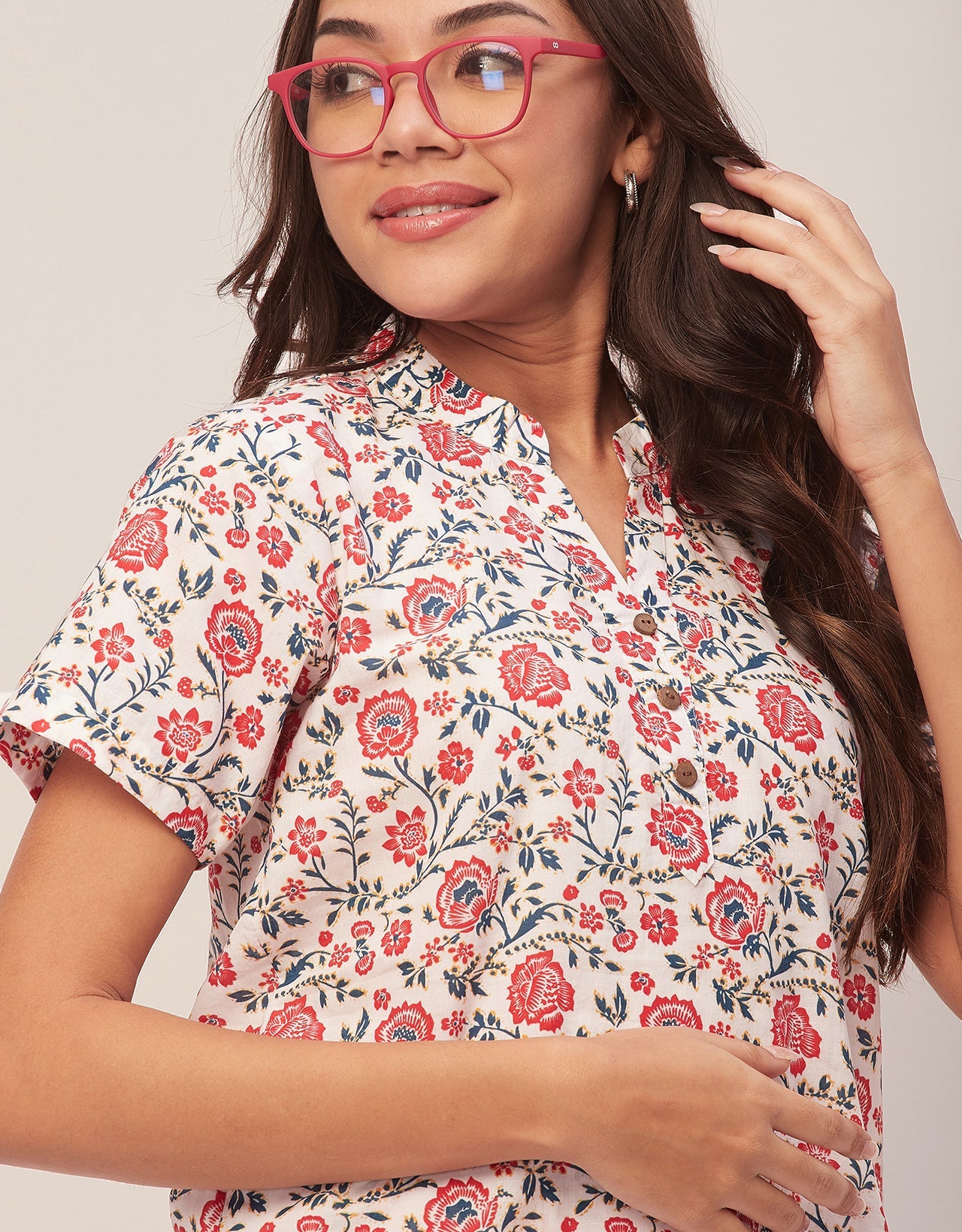 Printed Cotton Night Suits