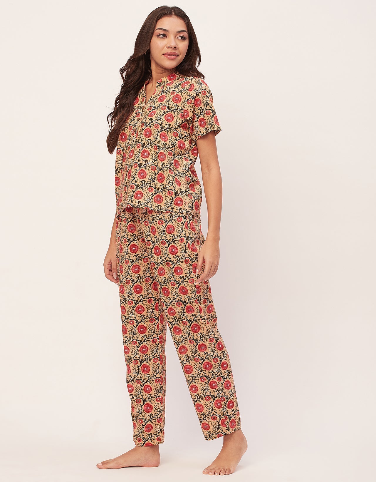 Printed Cotton Night Suits