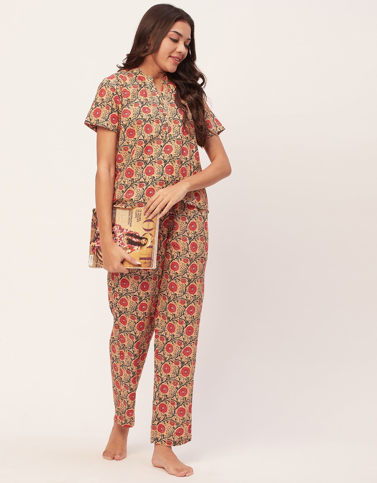 Printed Cotton Night Suits