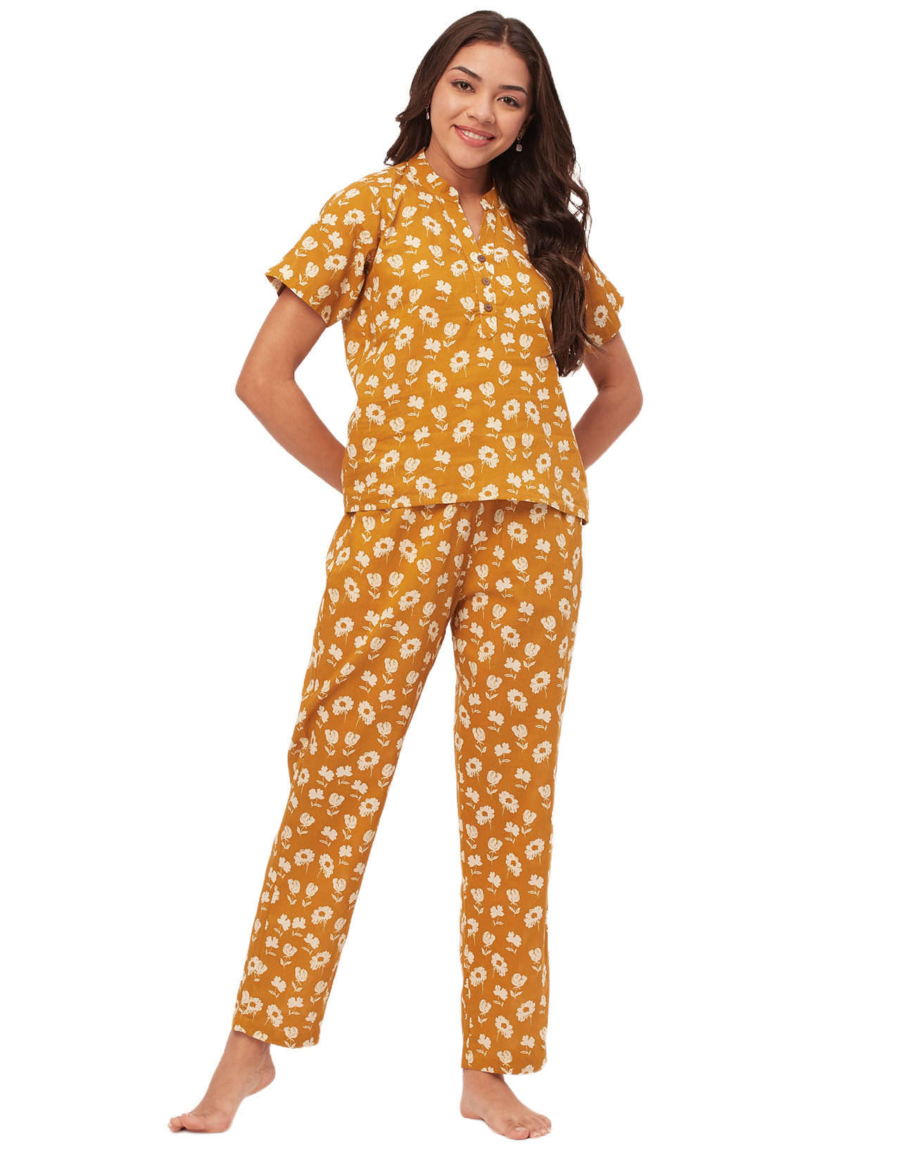 Printed Cotton Night Suits