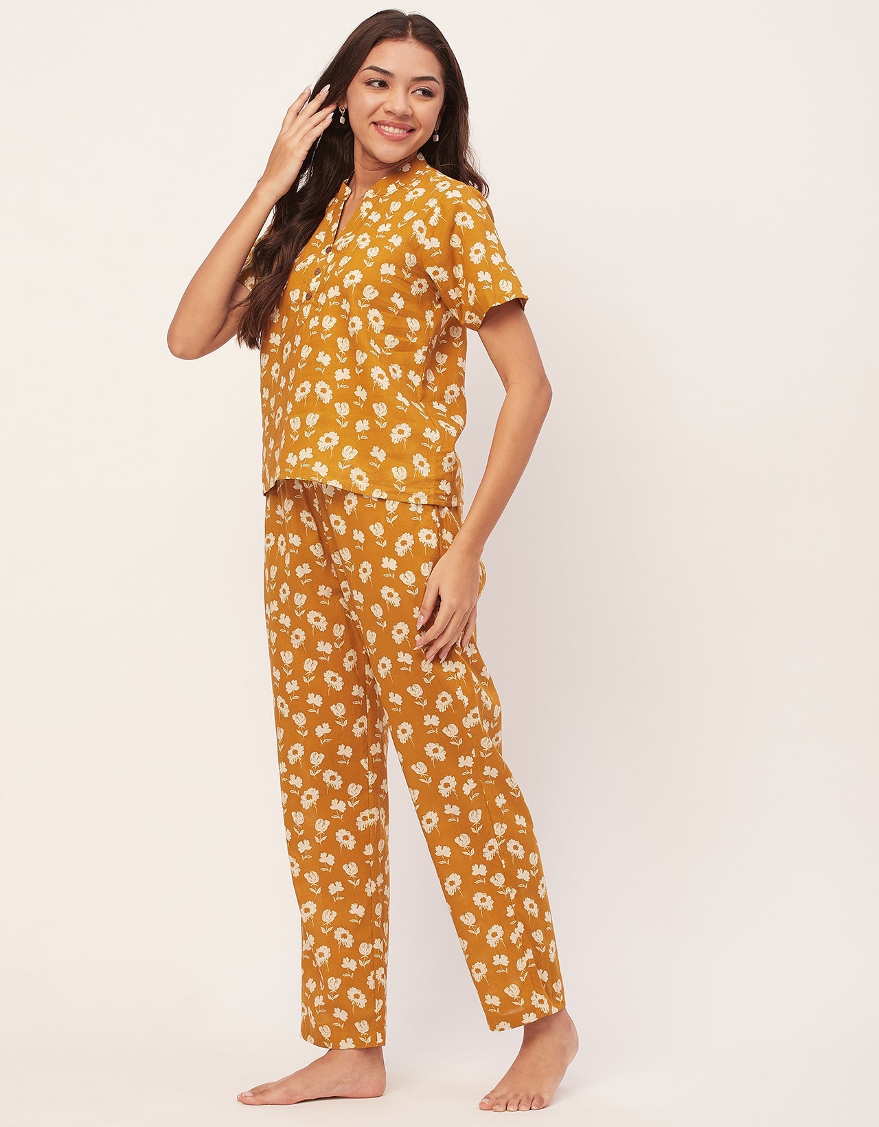 Printed Cotton Night Suits