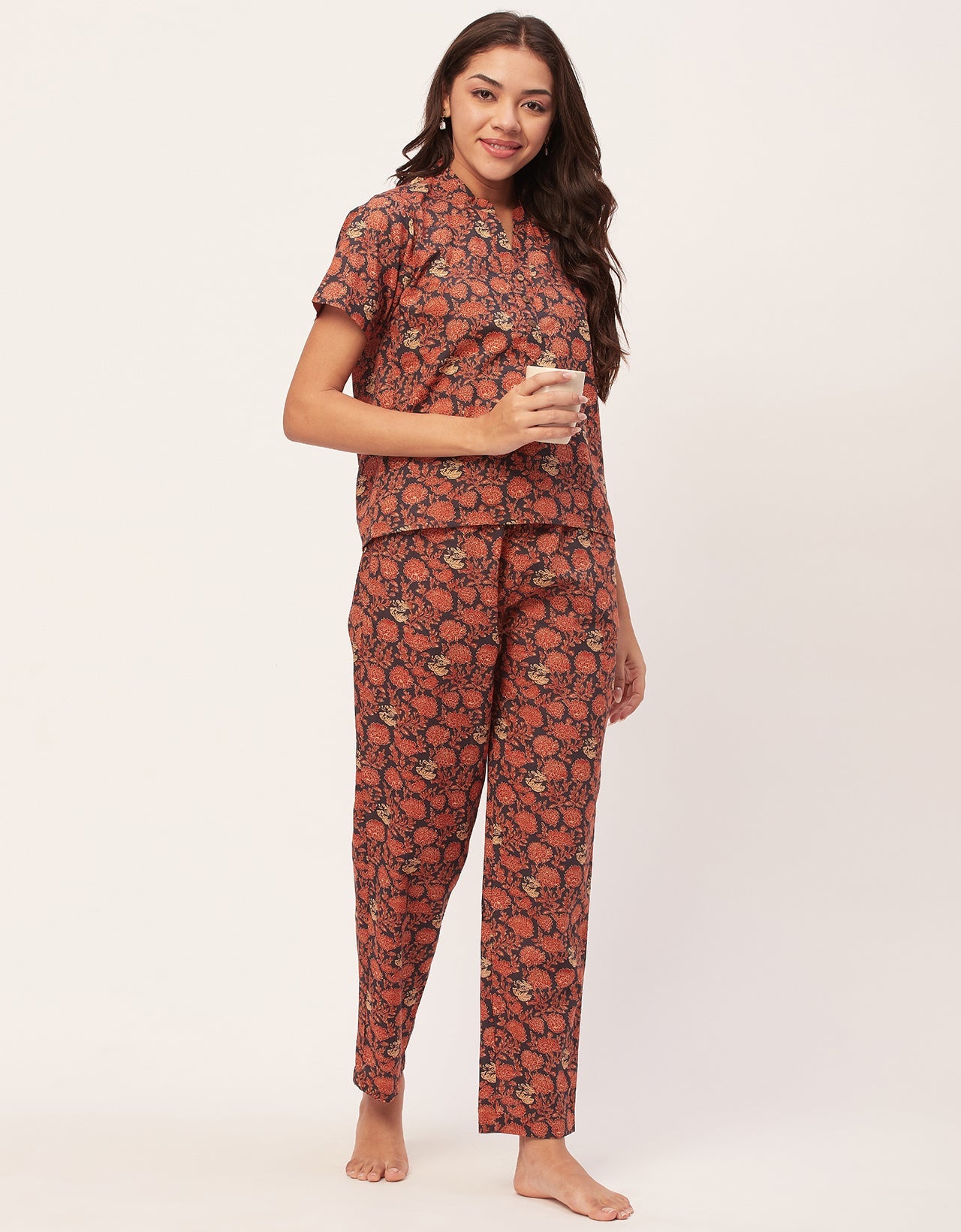 Printed Cotton Night Suits