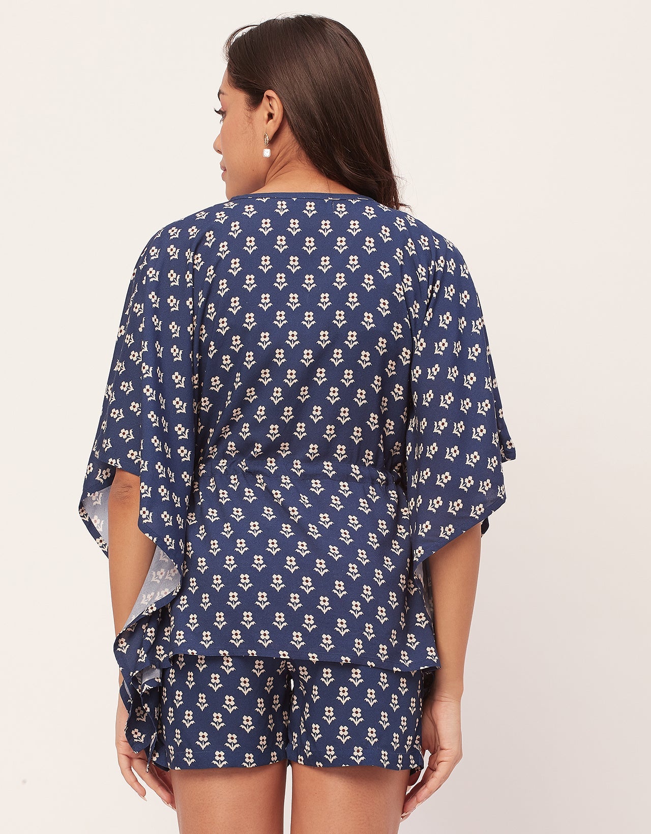 Printed Kaftan Shorts Set