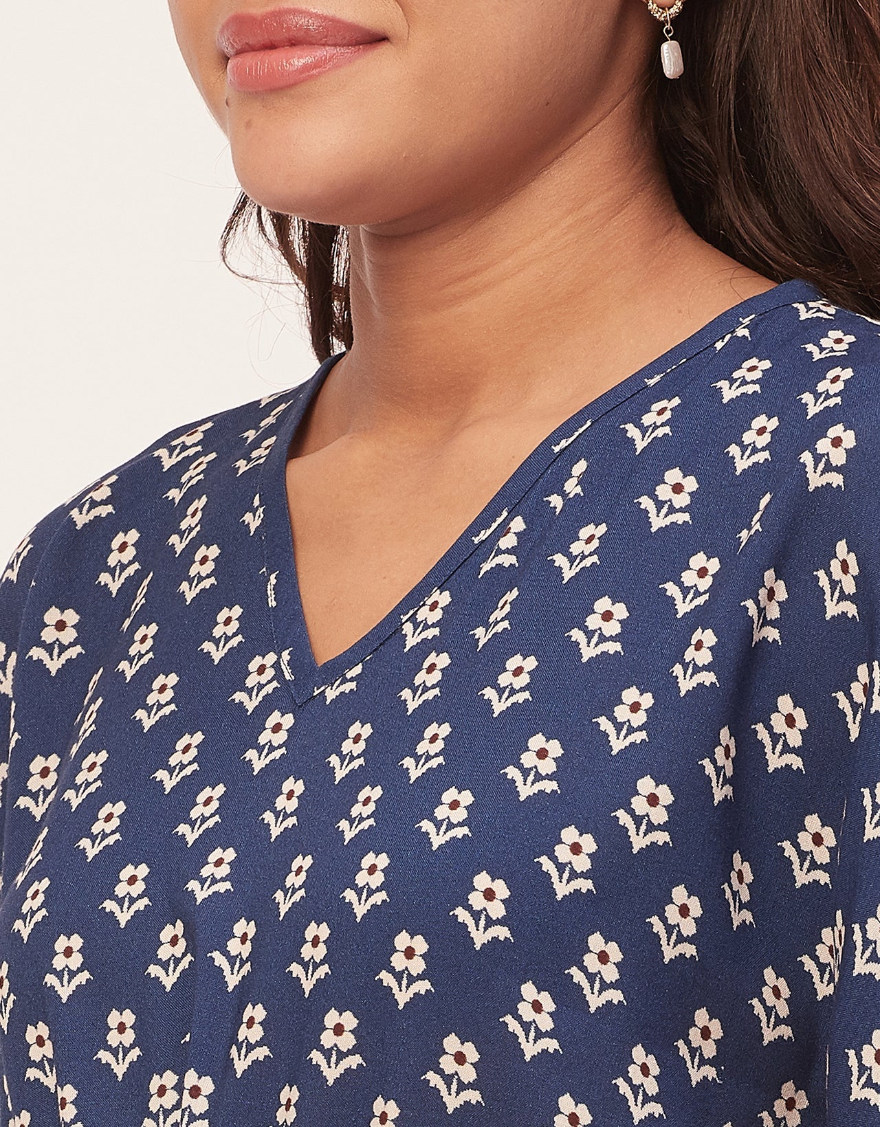 Printed Kaftan Shorts Set
