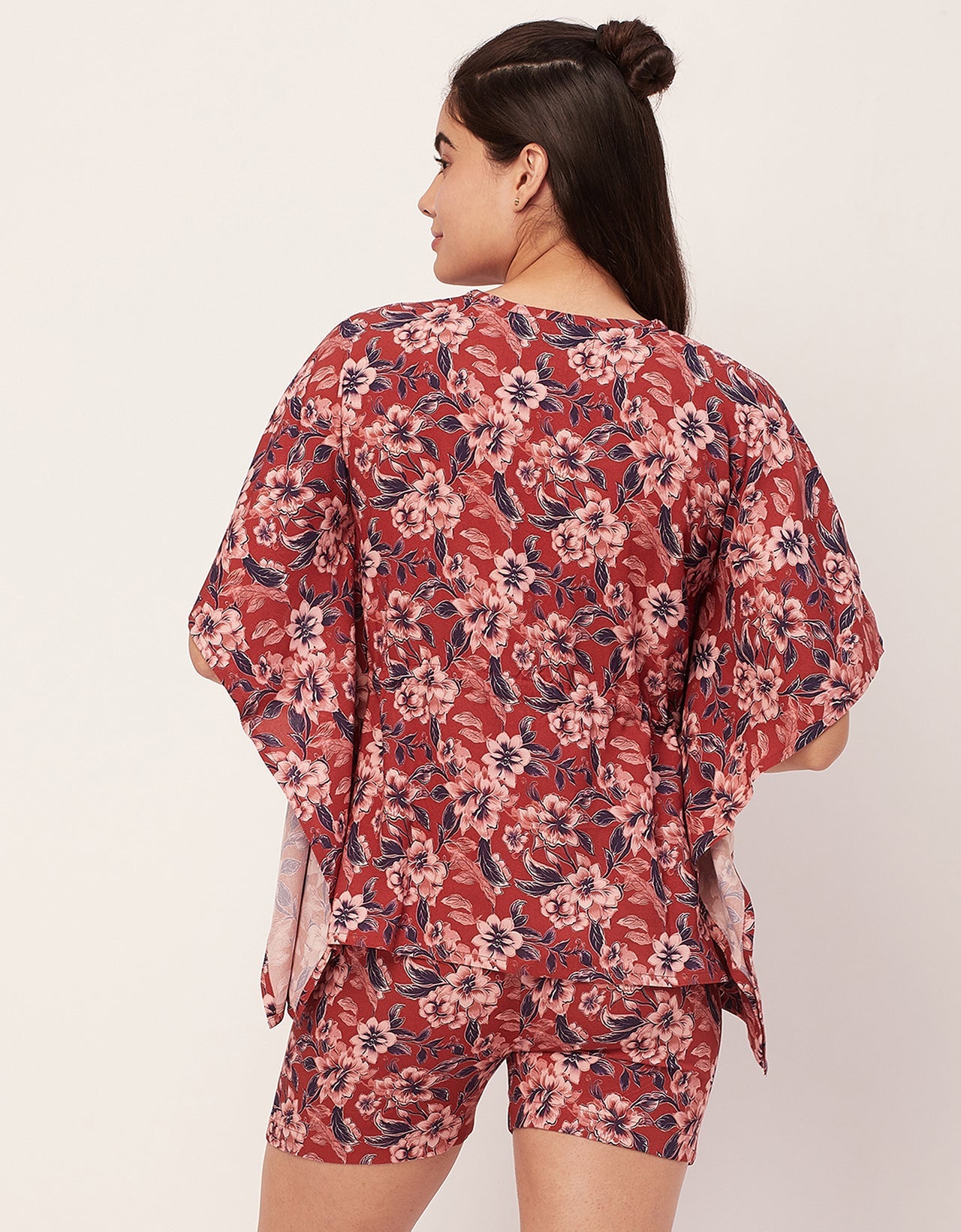 Printed Kaftan Shorts Set