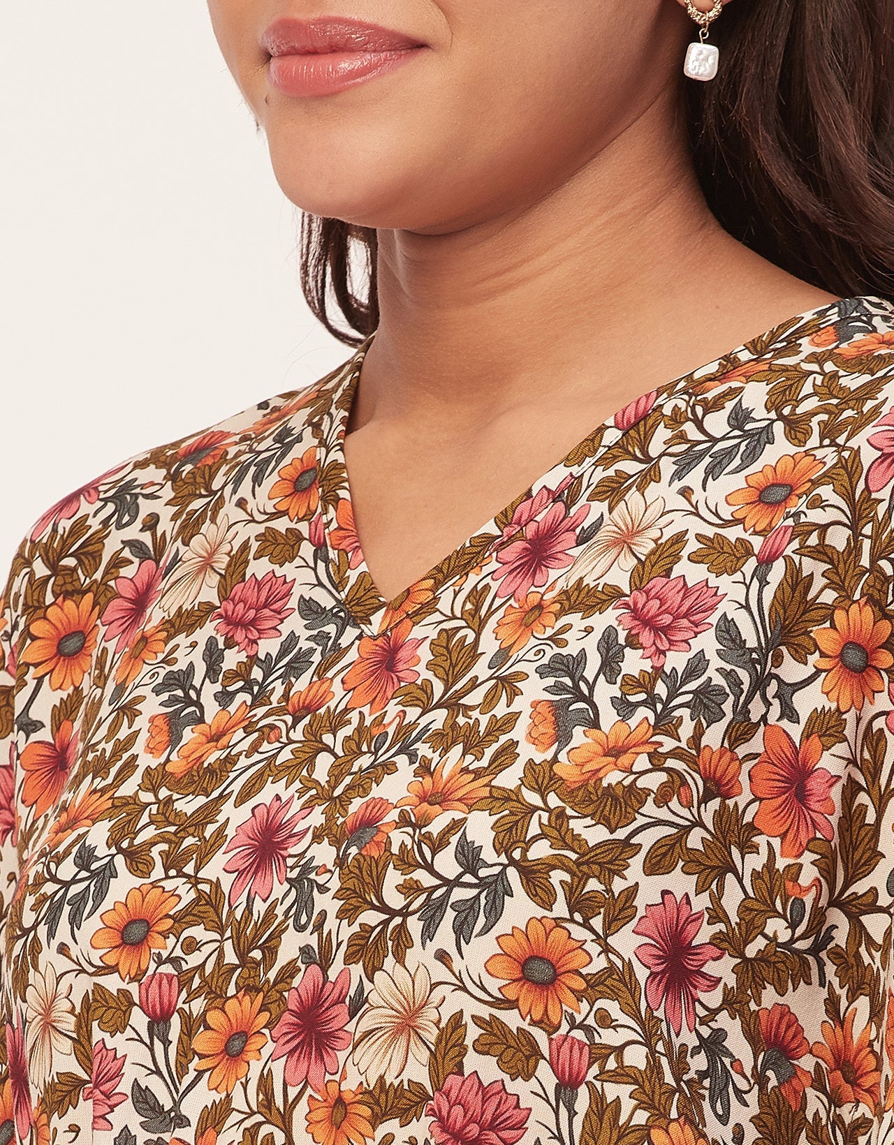 Printed Kaftan Shorts Set
