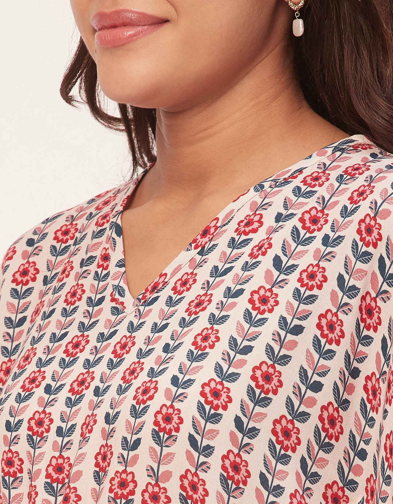 Printed Kaftan Shorts Set