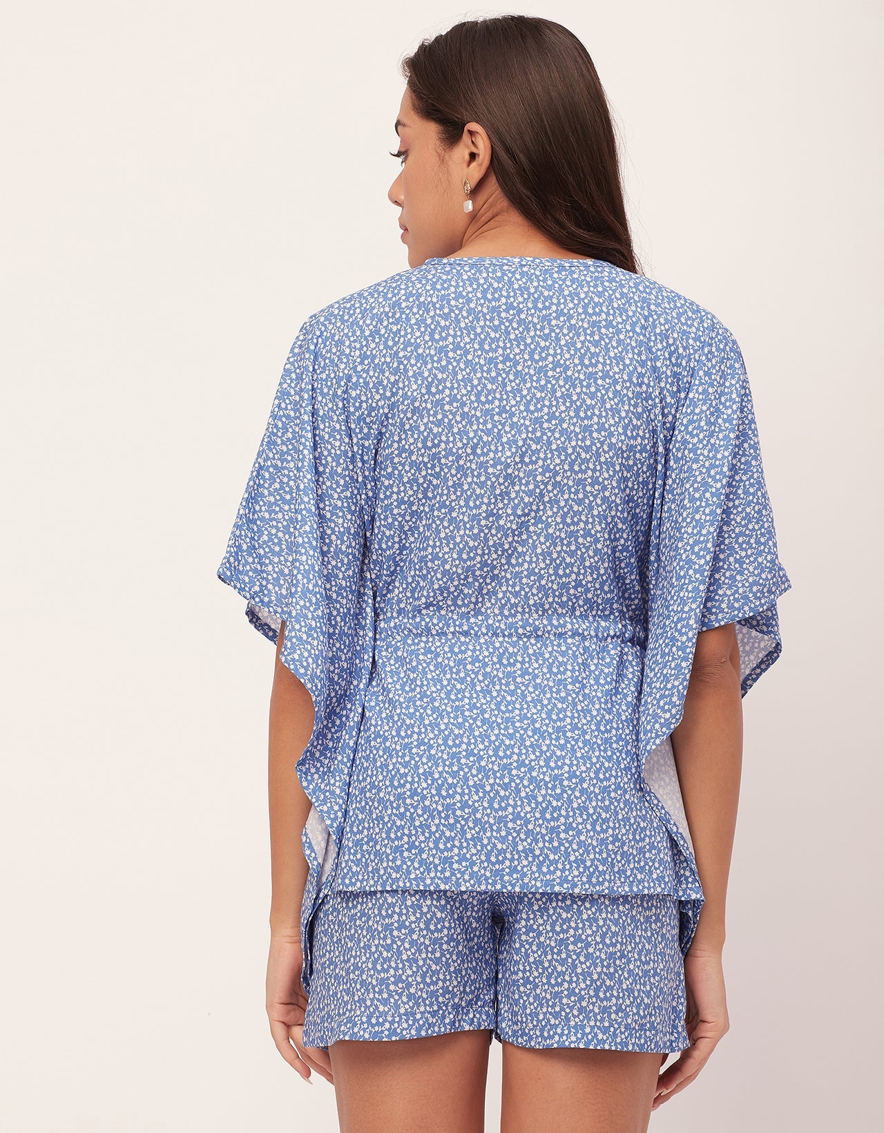 Printed Kaftan Shorts Set
