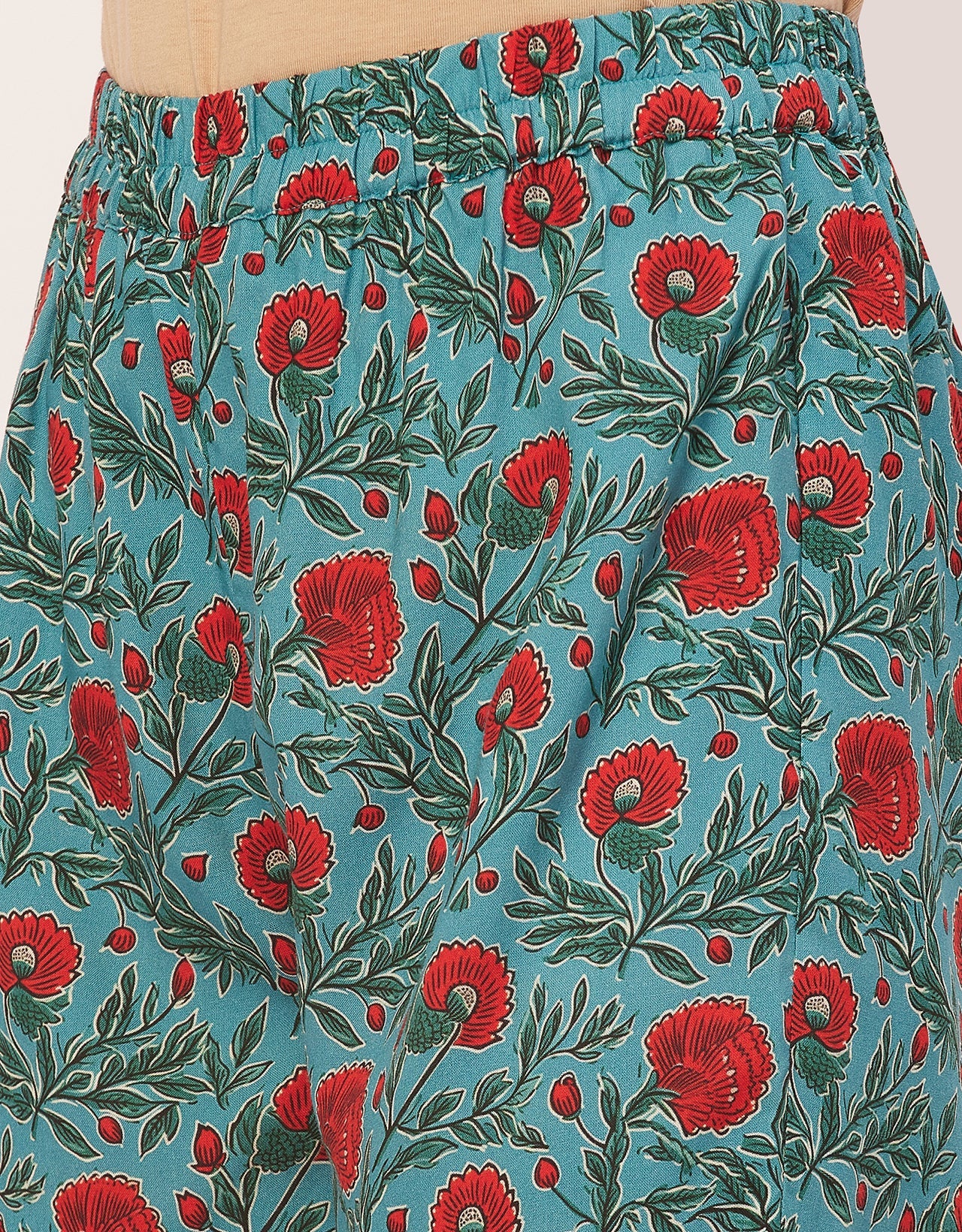 Printed Kaftan Shorts Set