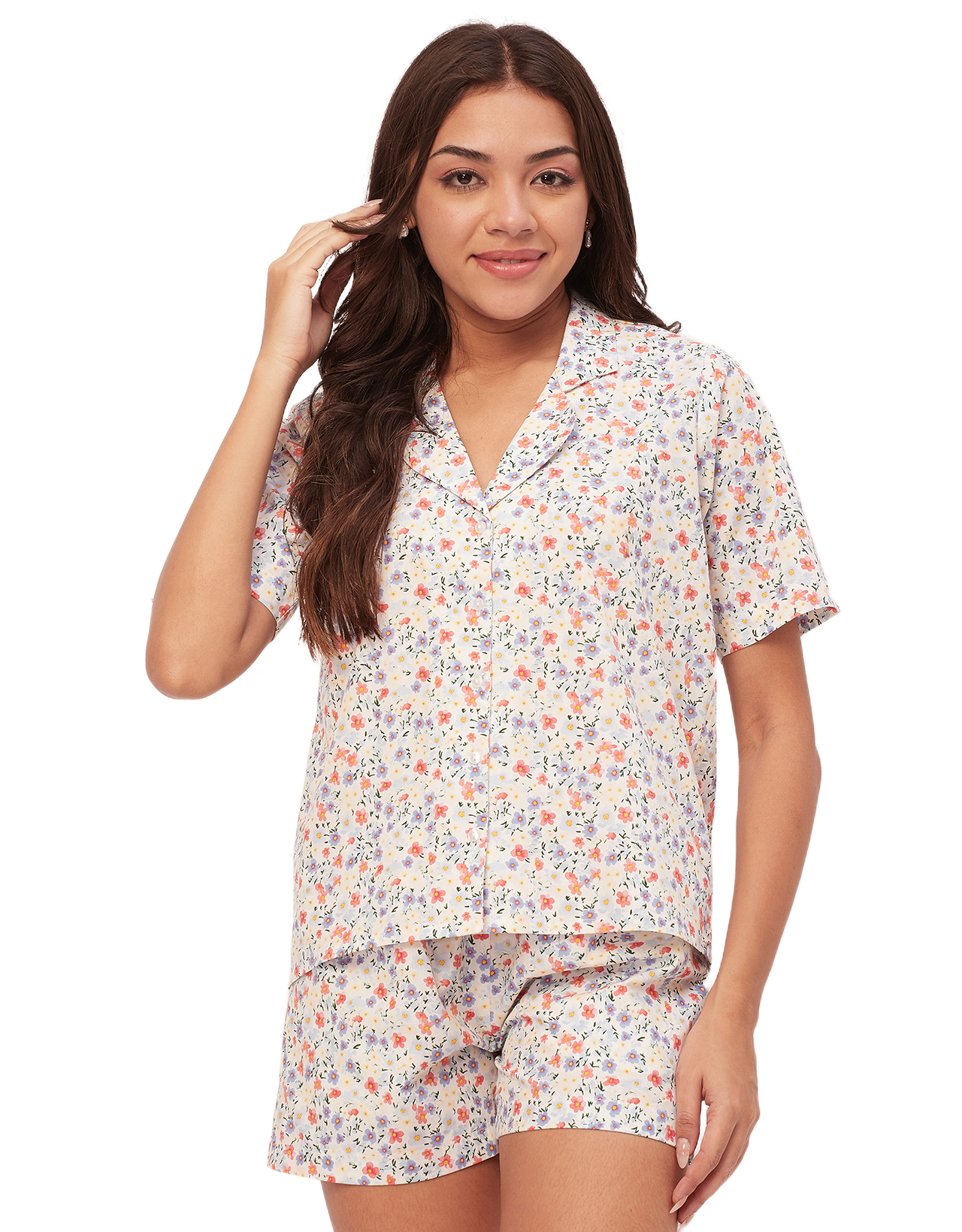 Shirt & Shorts Set, Printed