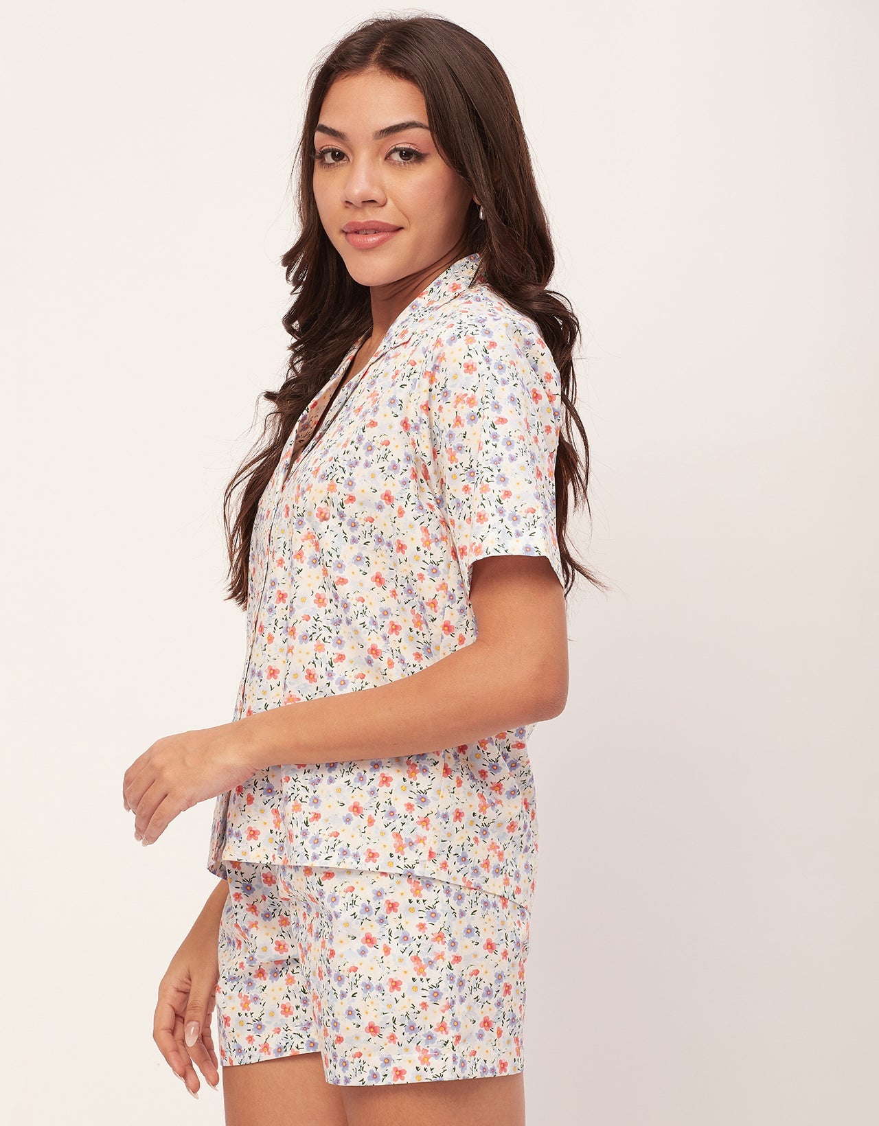 Shirt & Shorts Set, Printed