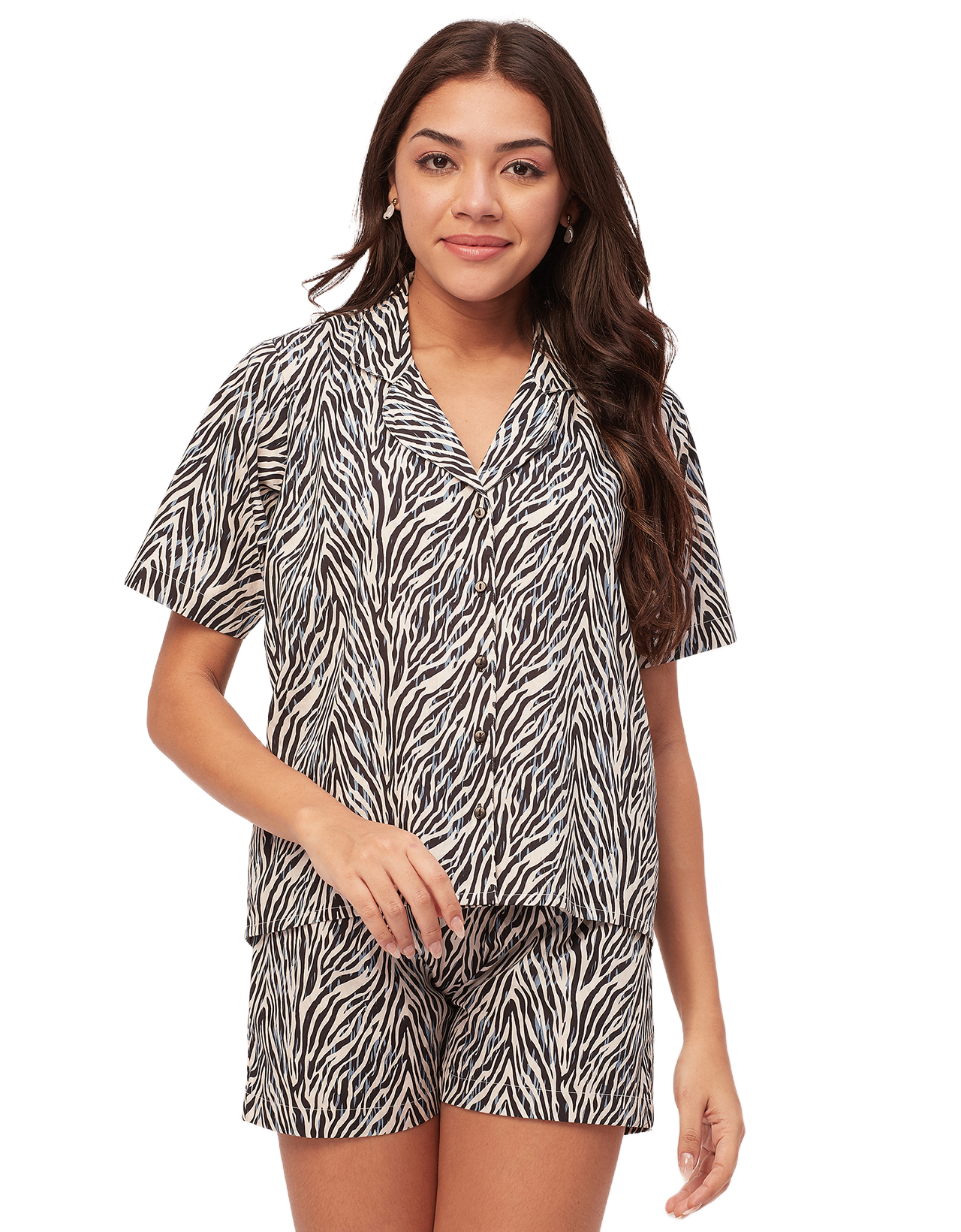 Shirt & Shorts Set, Printed