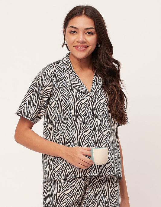 Shirt & Shorts Set, Printed