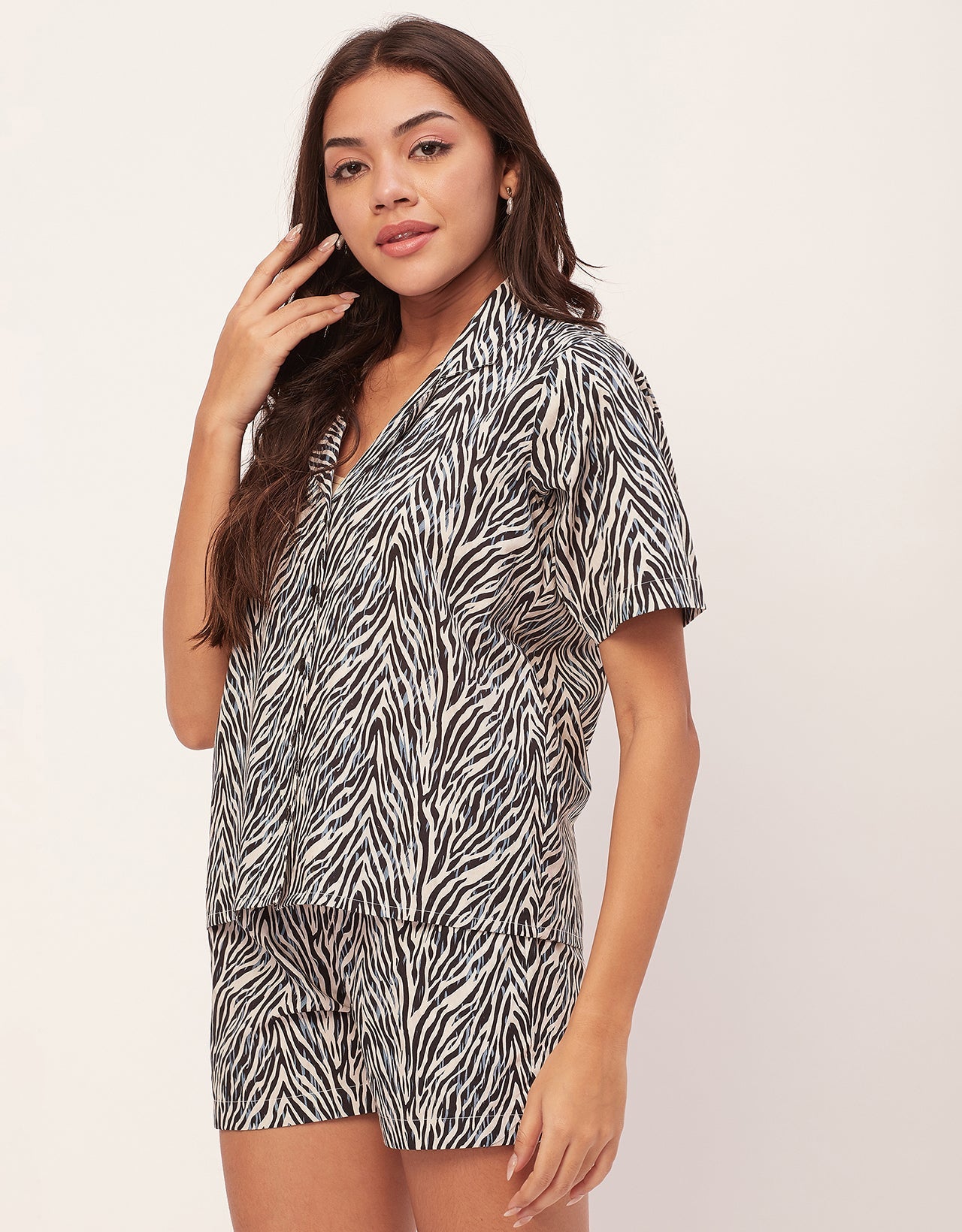 Shirt & Shorts Set, Printed