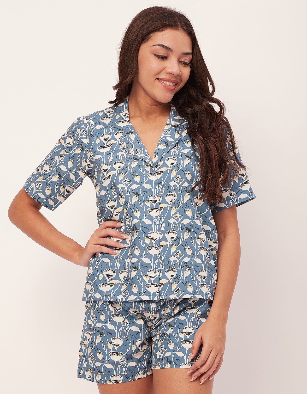 Shirt & Shorts Set, Printed